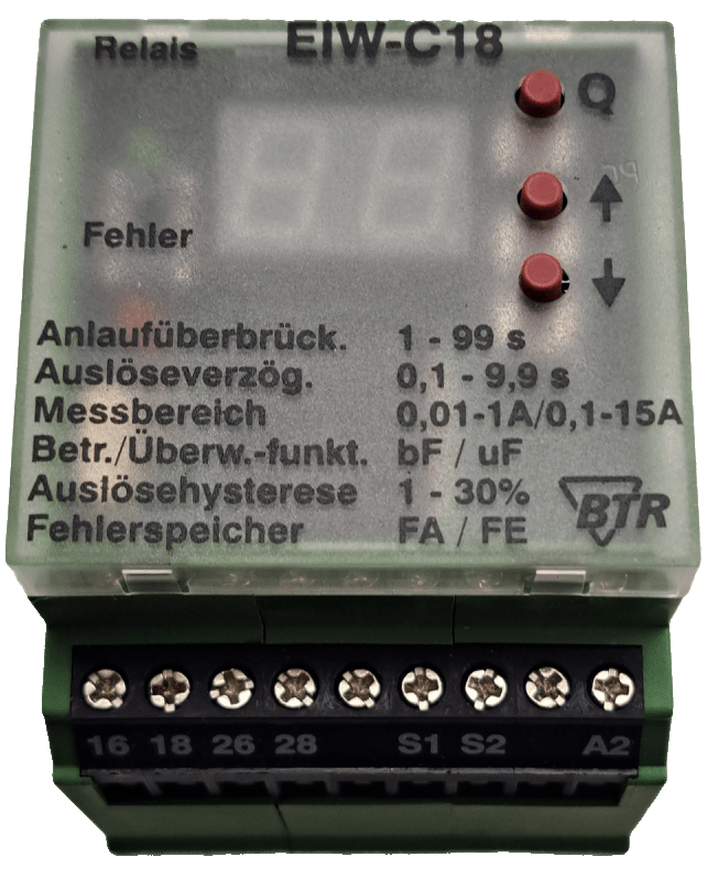 BTR EIW-C18 Strommeßrelais - #product_category# | Klenk Maschinenhandel