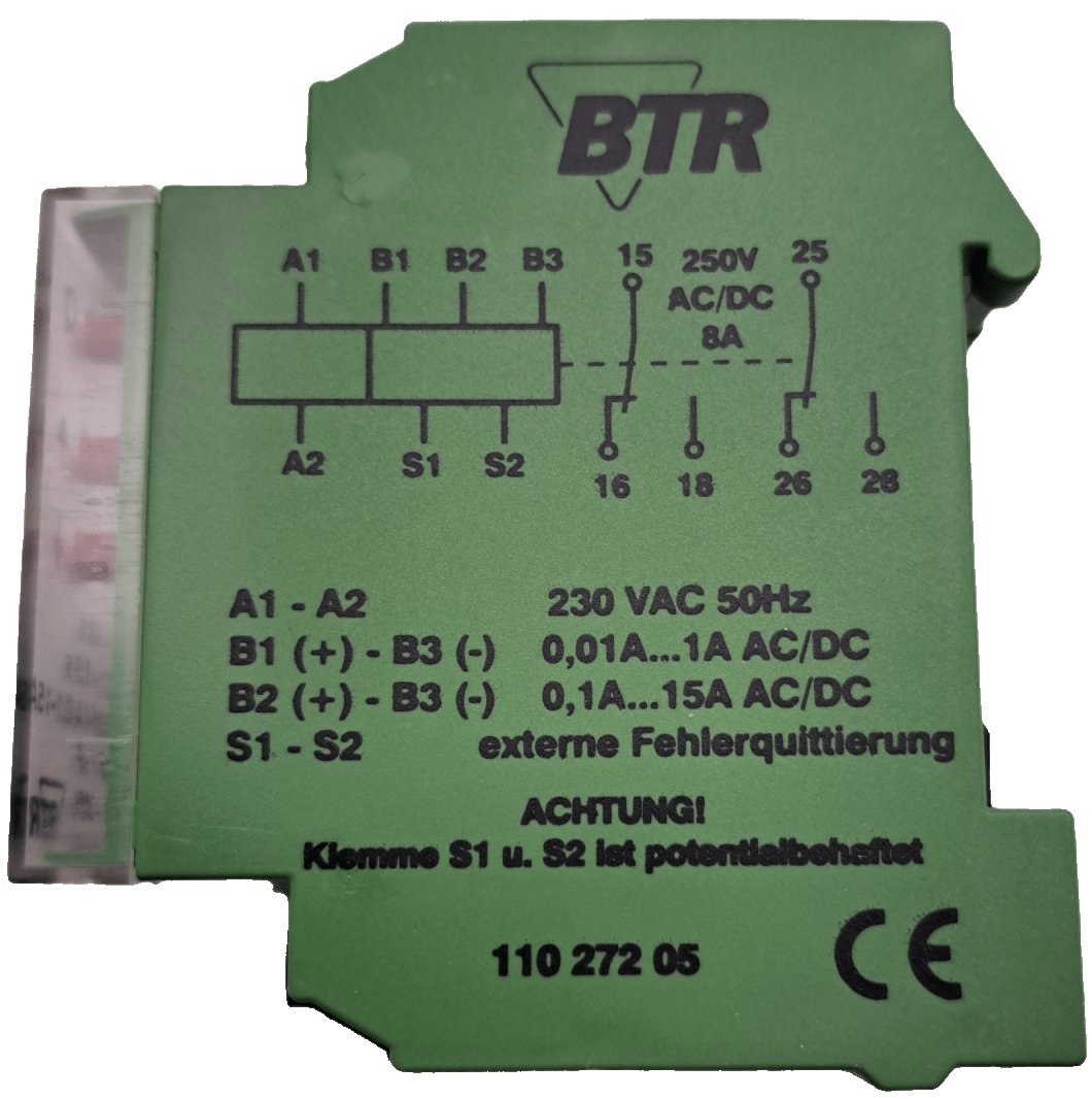 BTR EIW-C18 Strommeßrelais - #product_category# | Klenk Maschinenhandel