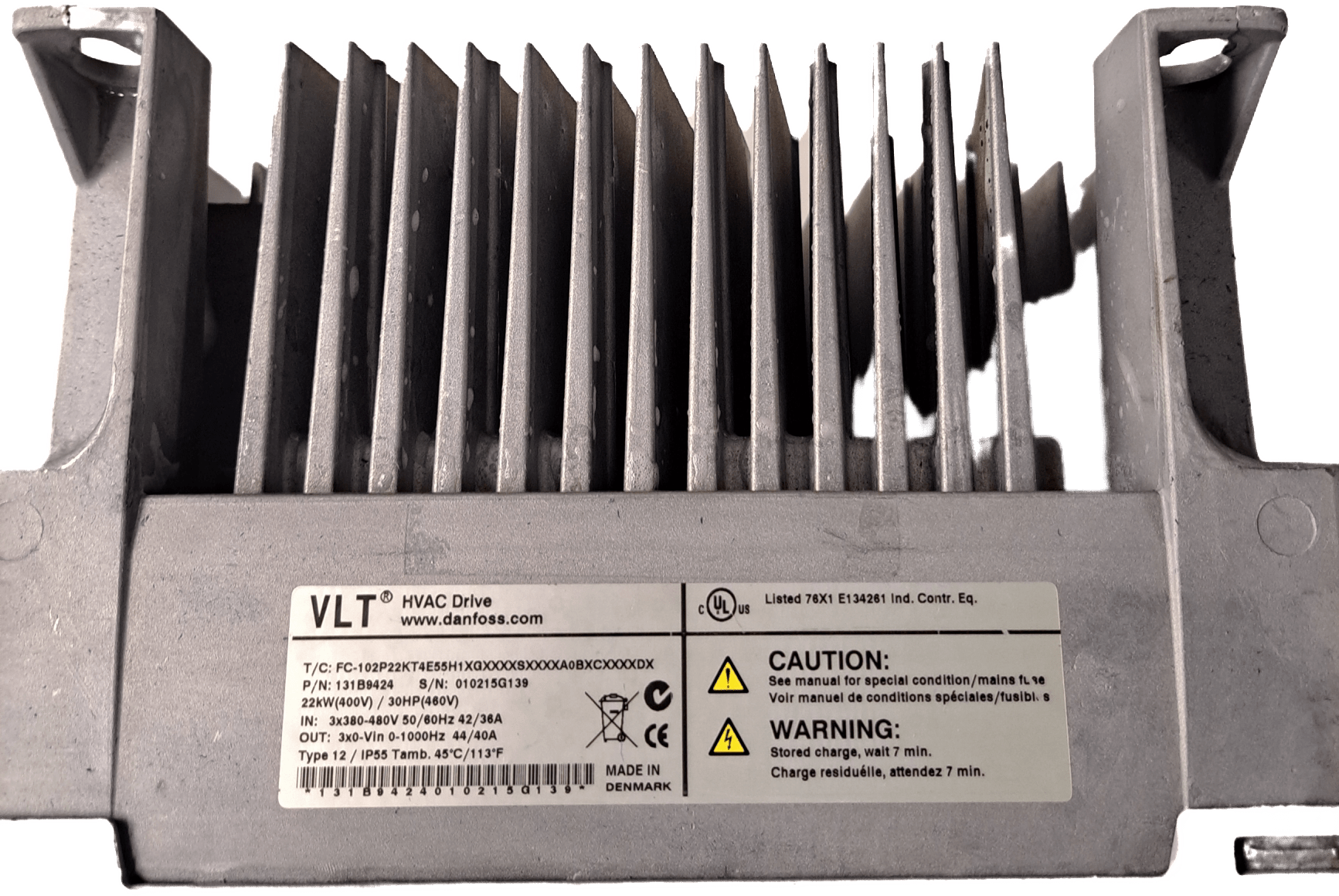 Danfoss VLT HAVAC Drive FC-102P22KT4E55H1XGXXXXSXXXXA0BXCXXXXDX - #product_category# | Klenk Maschinenhandel