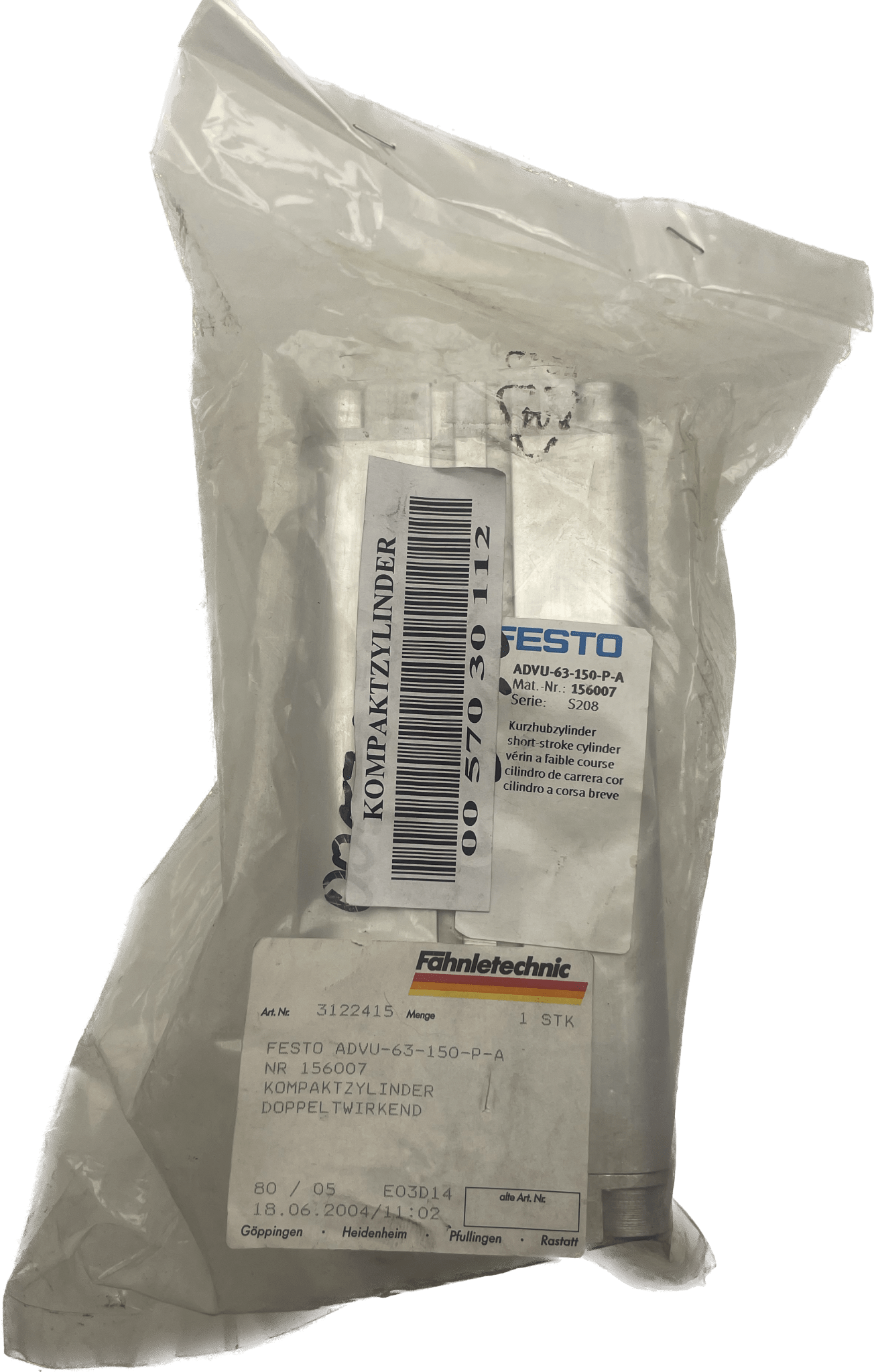 Festo Kompaktzylinder ADVU-63-150-P-A - #product_category# | Klenk Maschinenhandel