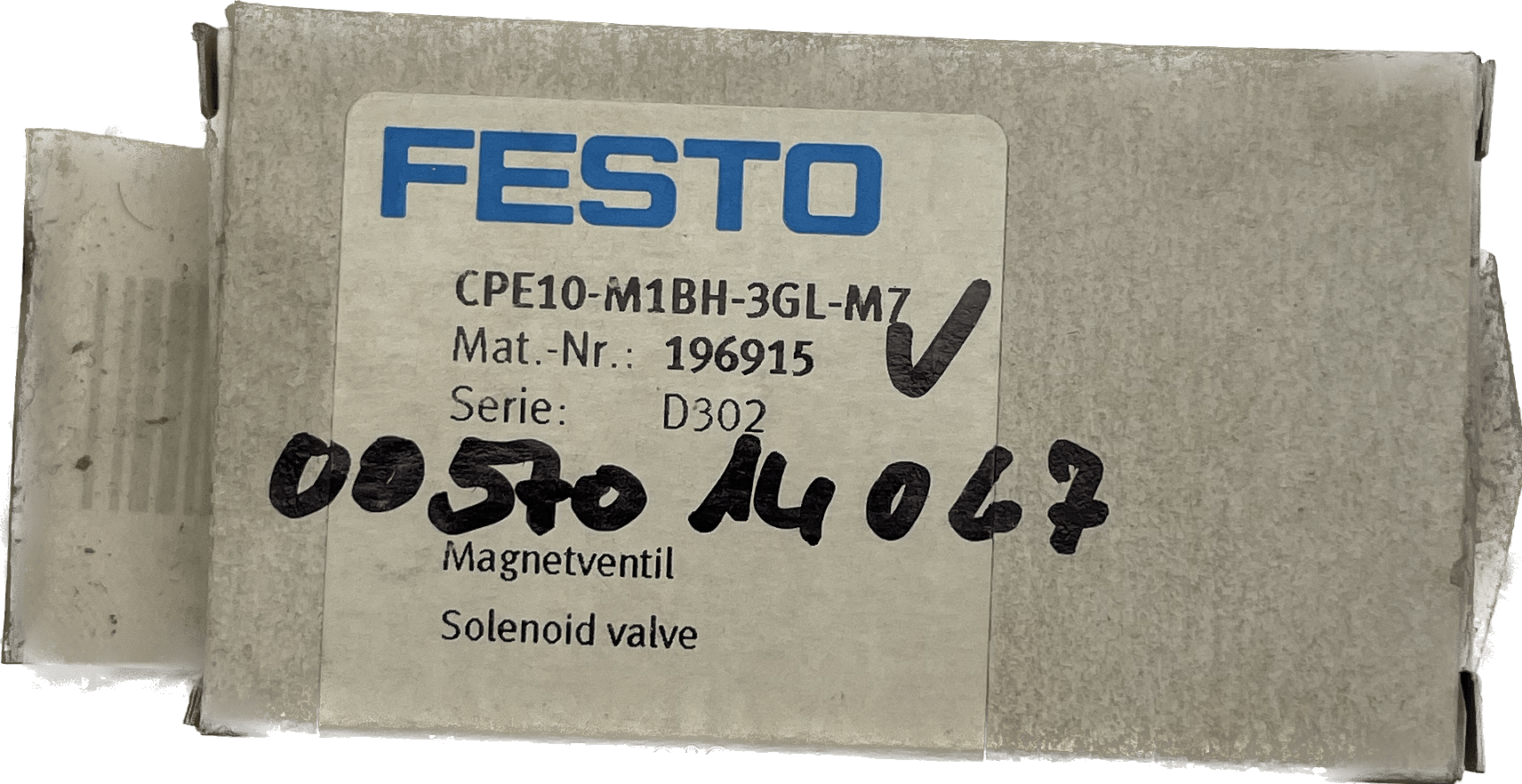 Festo Magnetventil CPE10-M1BH-3GL-M7 - #product_category# | Klenk Maschinenhandel