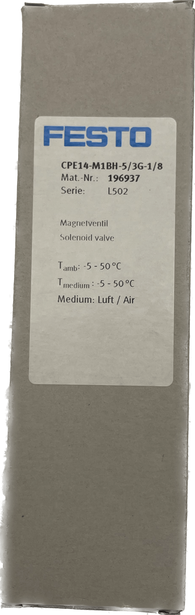 Festo Magnetventil CPE14-M1BH-5/3G-1/8 - #product_category# | Klenk Maschinenhandel