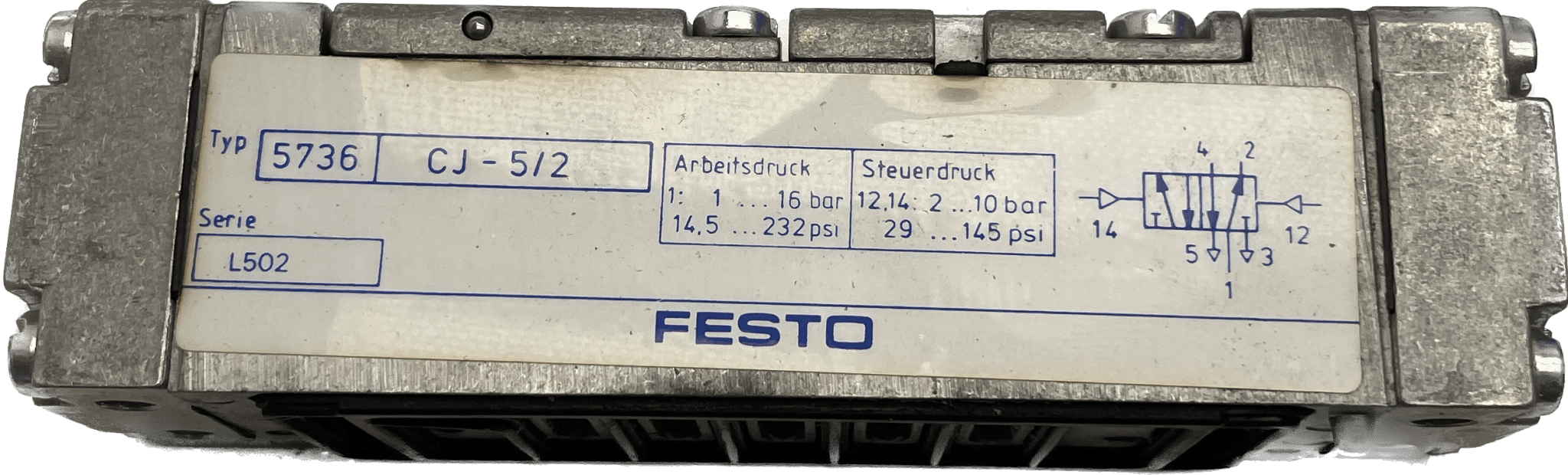 Festo Pneumatikventil CJ-5/2-1/4 - #product_category# | Klenk Maschinenhandel