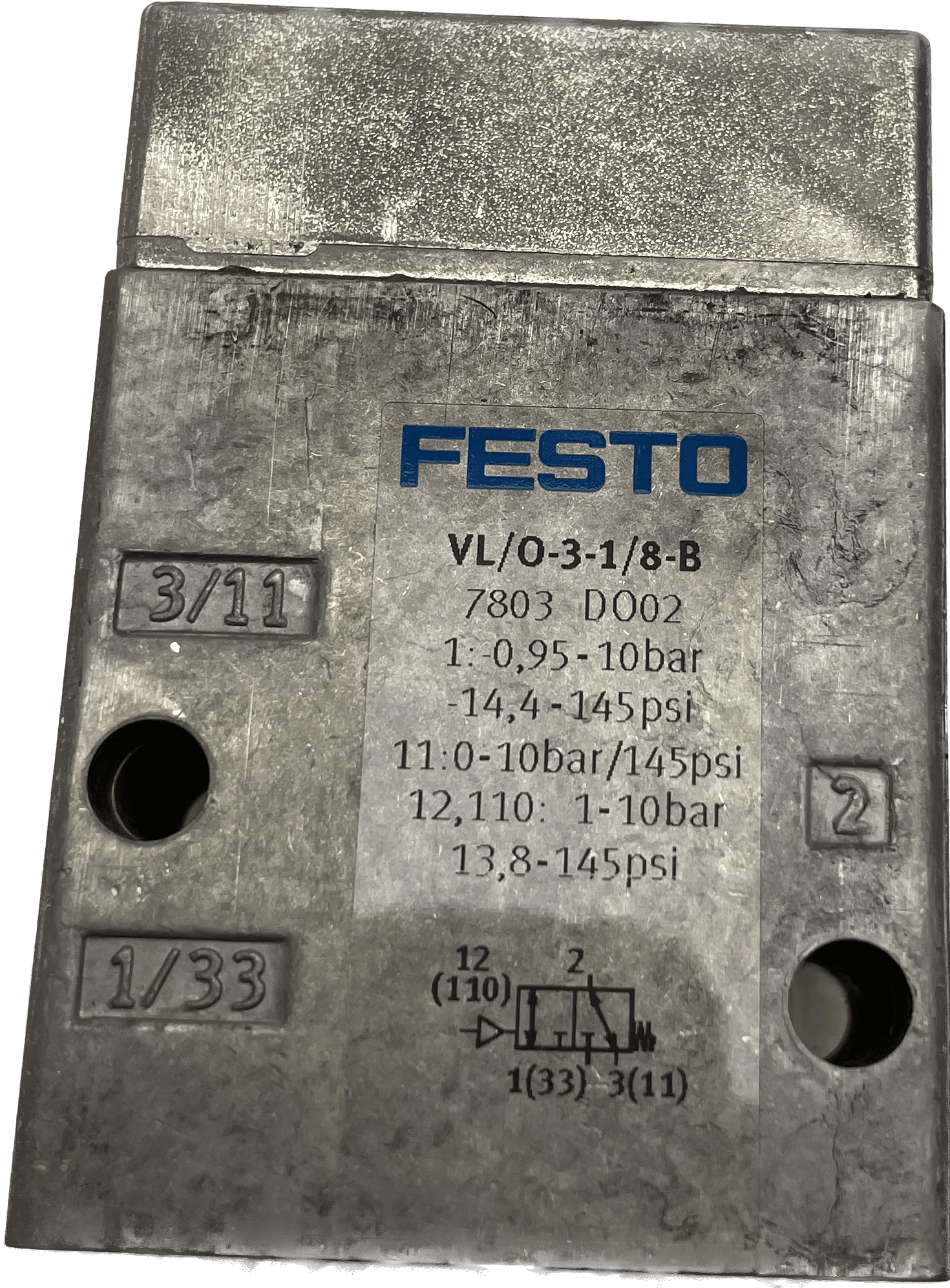 Festo Pneumatikventil VL/O-3-1/8-B - #product_category# | Klenk Maschinenhandel