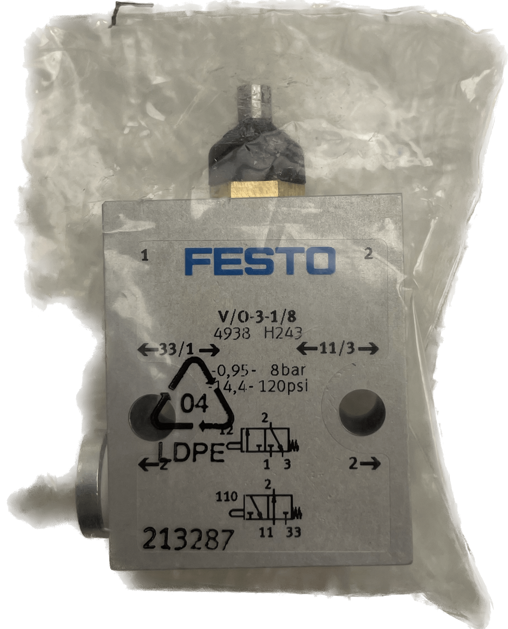 Festo Stößelventil V/O-3-1/8 - #product_category# | Klenk Maschinenhandel