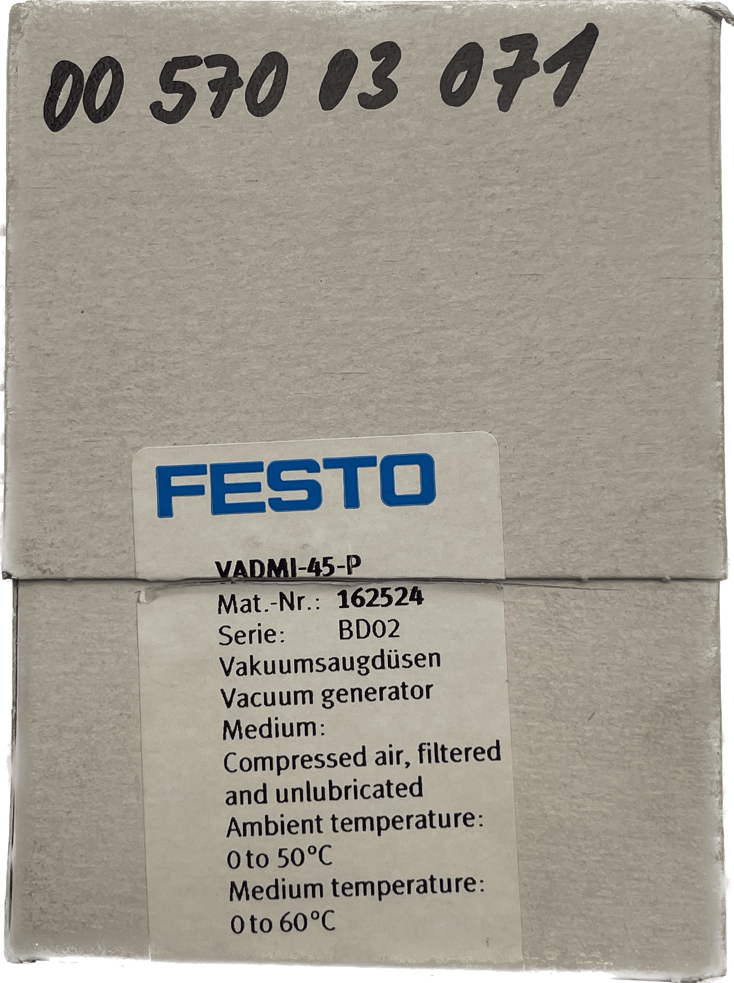 Festo Vakuumsaugdüse VADMI-45-P - #product_category# | Klenk Maschinenhandel