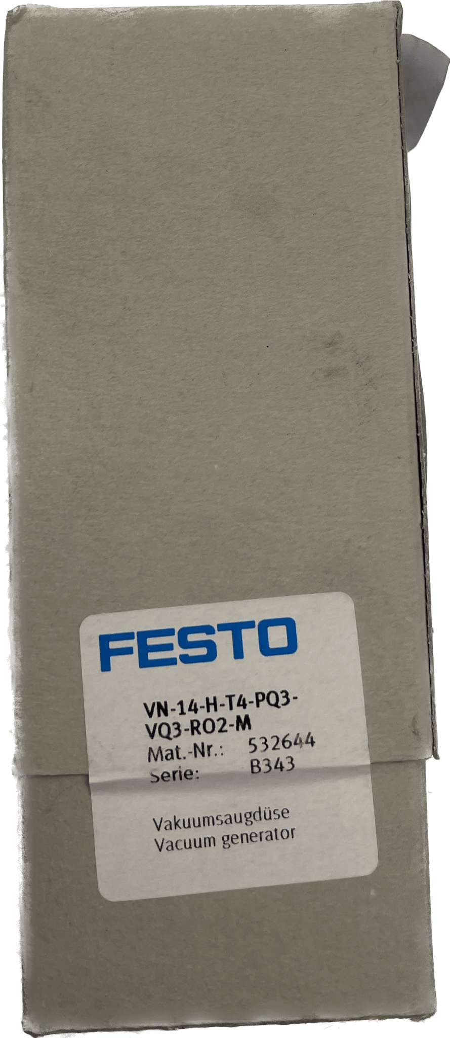 Festo Vakuumsaugdüse VN-14-H-T4-PQ3-VQ3-RO2-M - #product_category# | Klenk Maschinenhandel