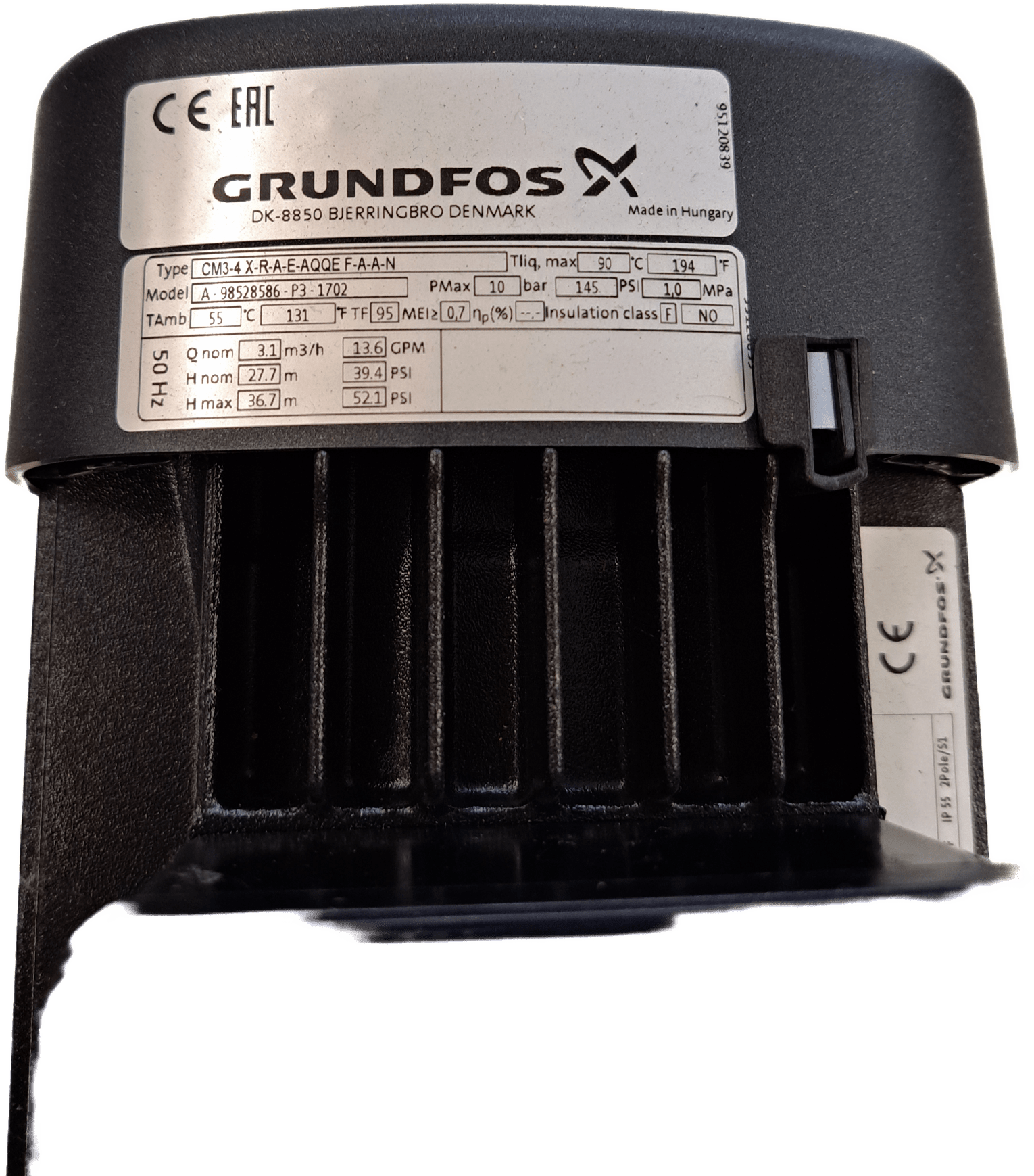 Grundfos Horizontale Kreiselpumpe CM 3-4 X-R-A-E-AQQE F-A-A-N - #product_category# | Klenk Maschinenhandel