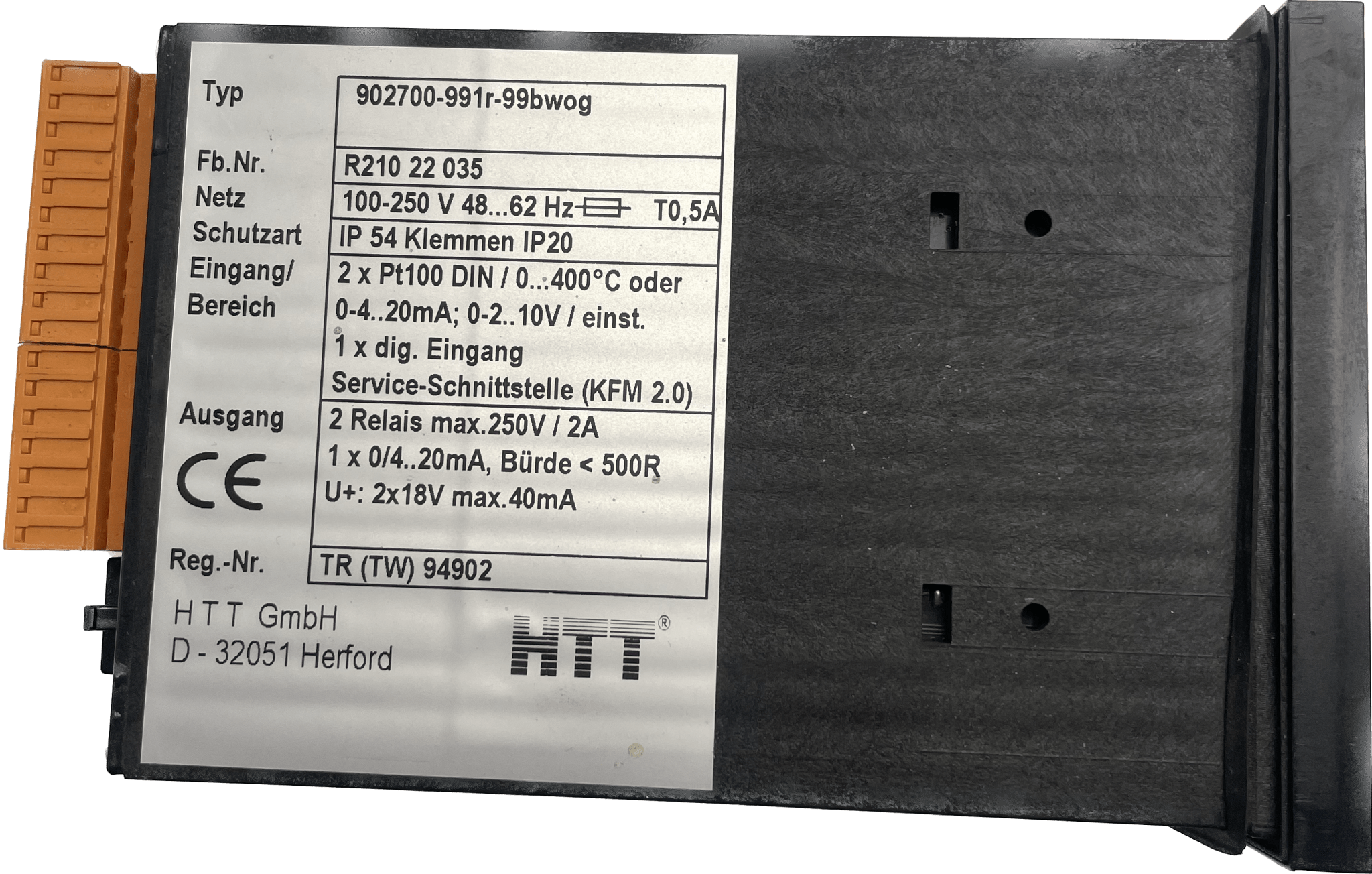 HTT GmbH 902700-991r-99bwog - #product_category# | Klenk Maschinenhandel