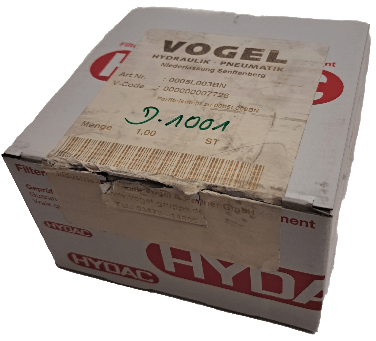 Hydac 0005L003BN4 Filter - #product_category# | Klenk Maschinenhandel