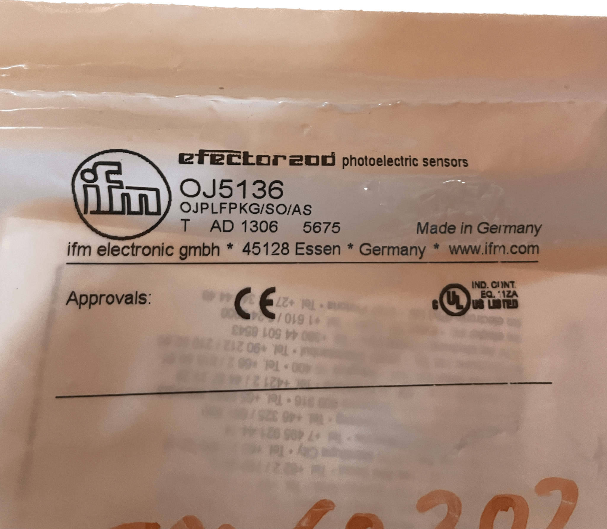 IFM efector200 Laser-reflexlichtschranke OJ5136 - #product_category# | Klenk Maschinenhandel