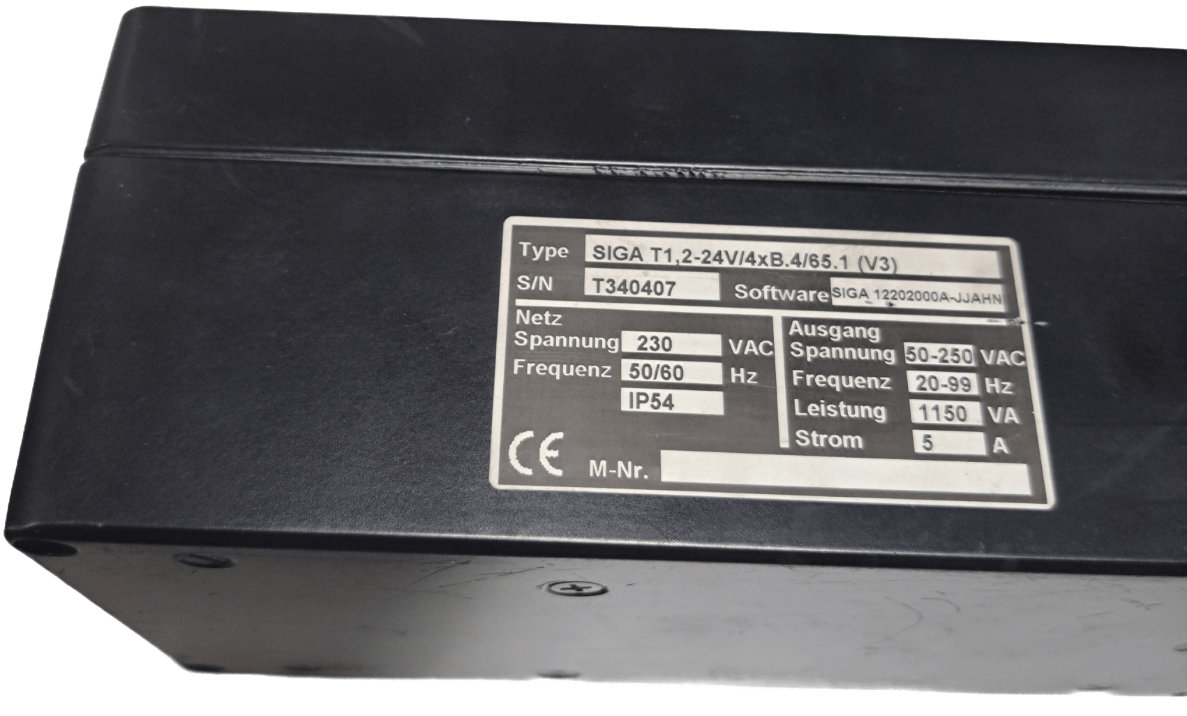 Jürgen Jahn GmbH SIGA T1,2-24V/4xB.4/65.1(V3) - #product_category# | Klenk Maschinenhandel