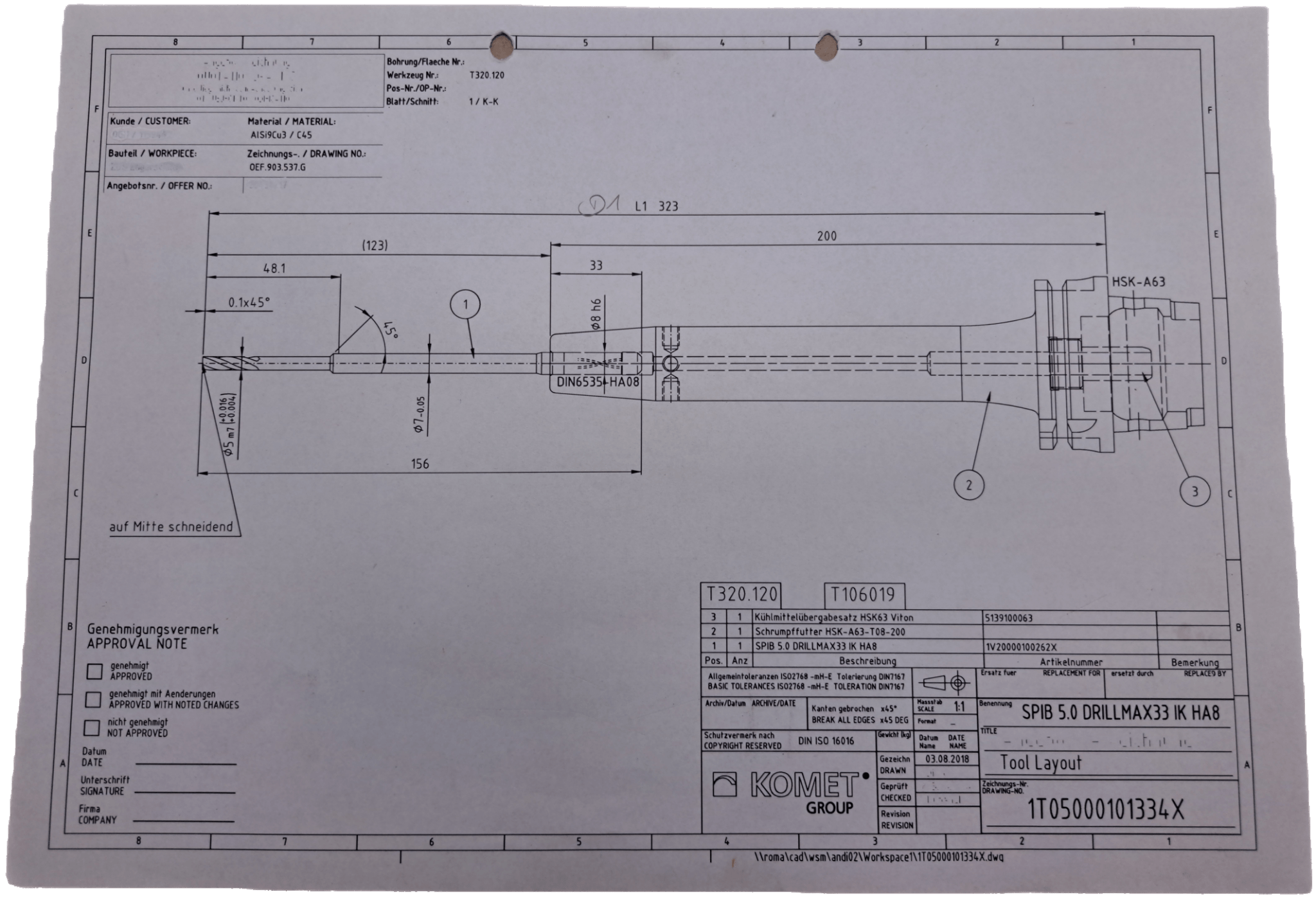 Komet SPIB 5.0 DRILLMAX33 IK HA8 - #product_category# | Klenk Maschinenhandel