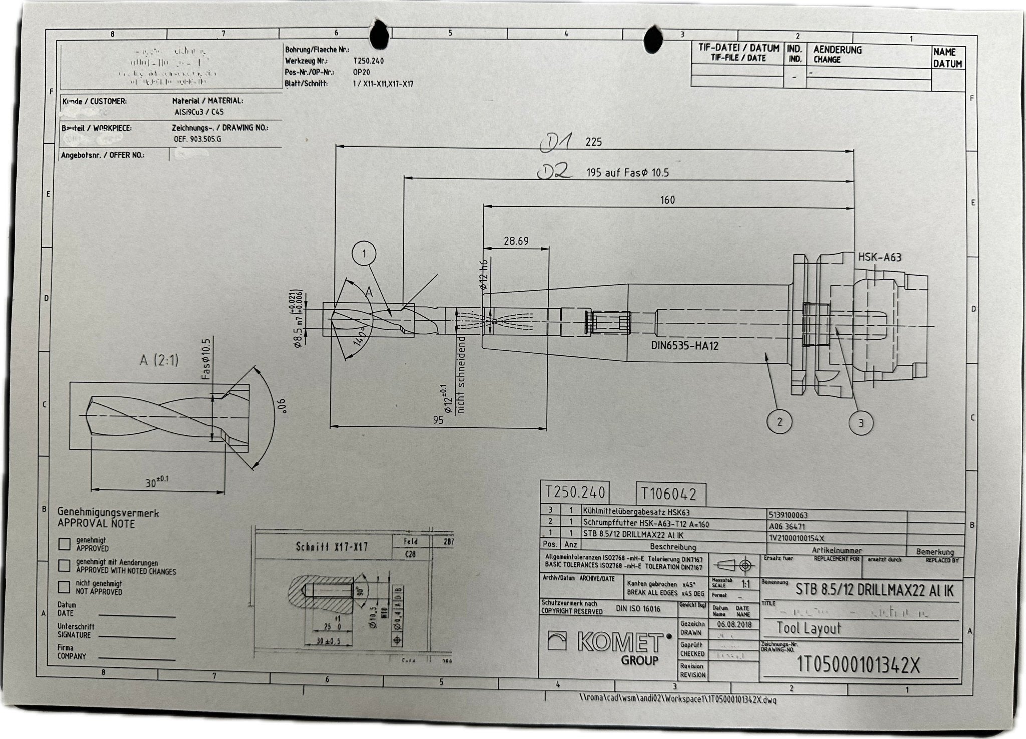 Komet STB 8.5/12 DRILLMAX22 Al IK (1) - #product_category# | Klenk Maschinenhandel
