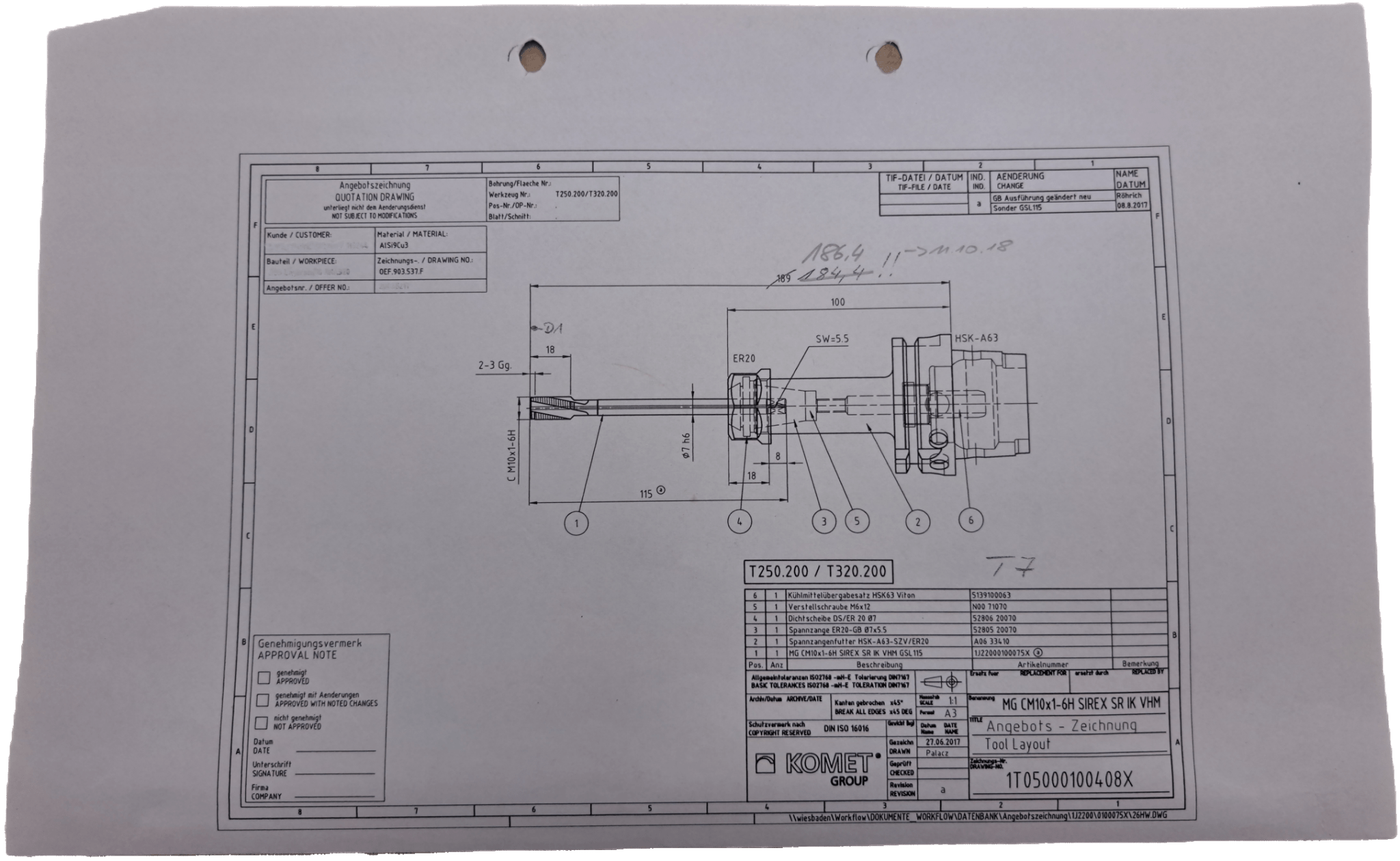 Komet VHM Gewindebohrer M10x1 - #product_category# | Klenk Maschinenhandel