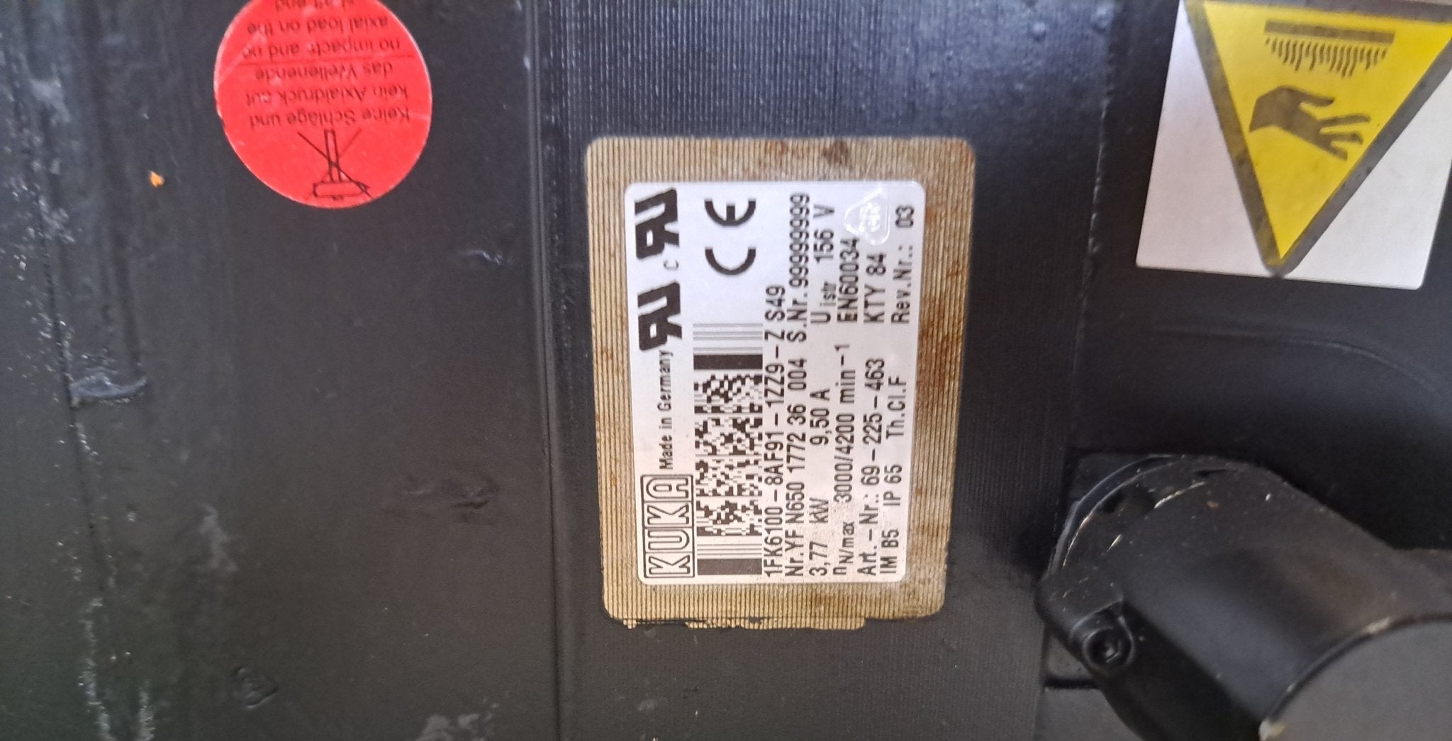 Kuka 1FK6100-8AF91-1ZZ9-Z S49 mit DynaGear - #product_category# | Klenk Maschinenhandel