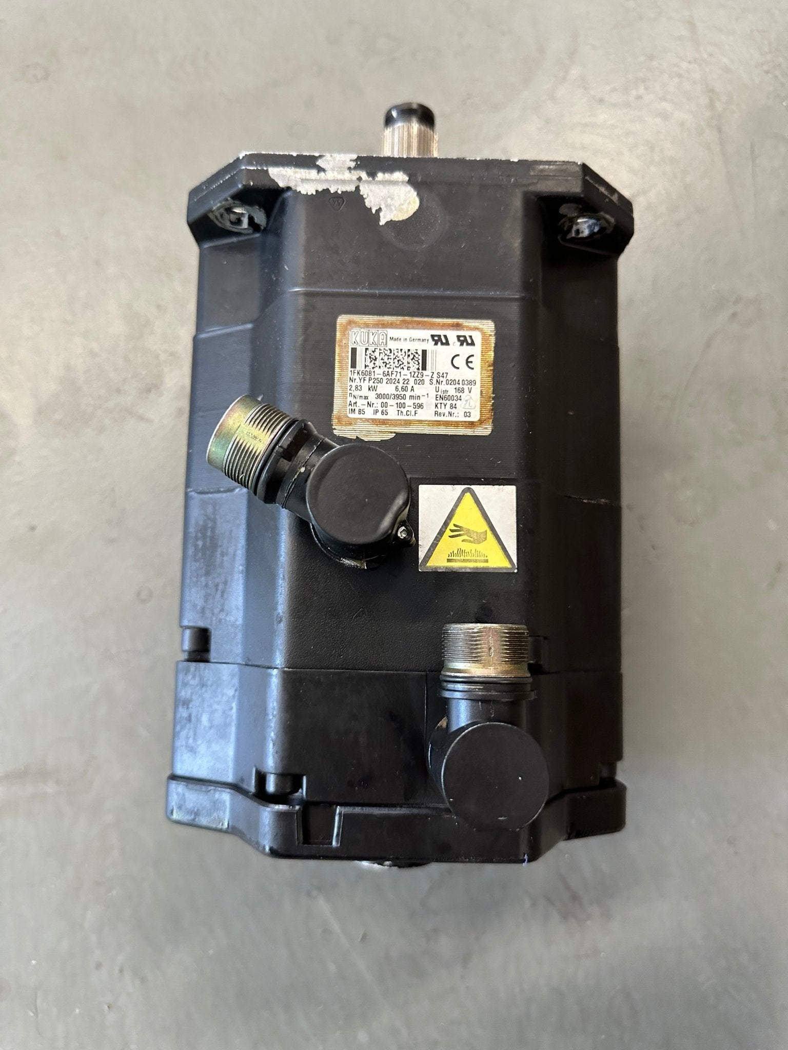 Kuka Servomotor 1FK6081-6AF71-1ZZ9-Z547 - #product_category# | Klenk Maschinenhandel