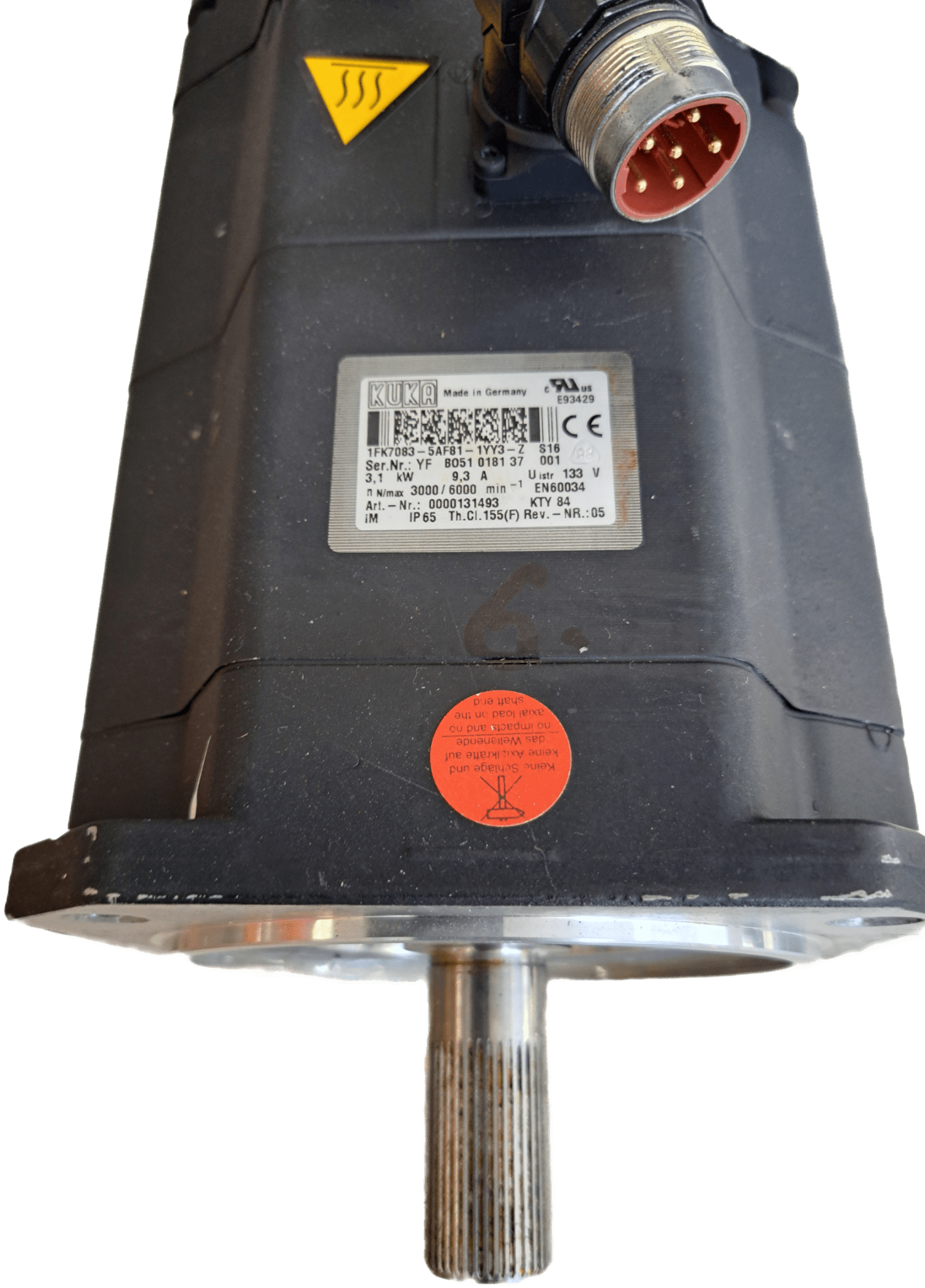 KUKA Servomotor 1FK7083-5AF81-1YY3-Z S16 - #product_category# | Klenk Maschinenhandel