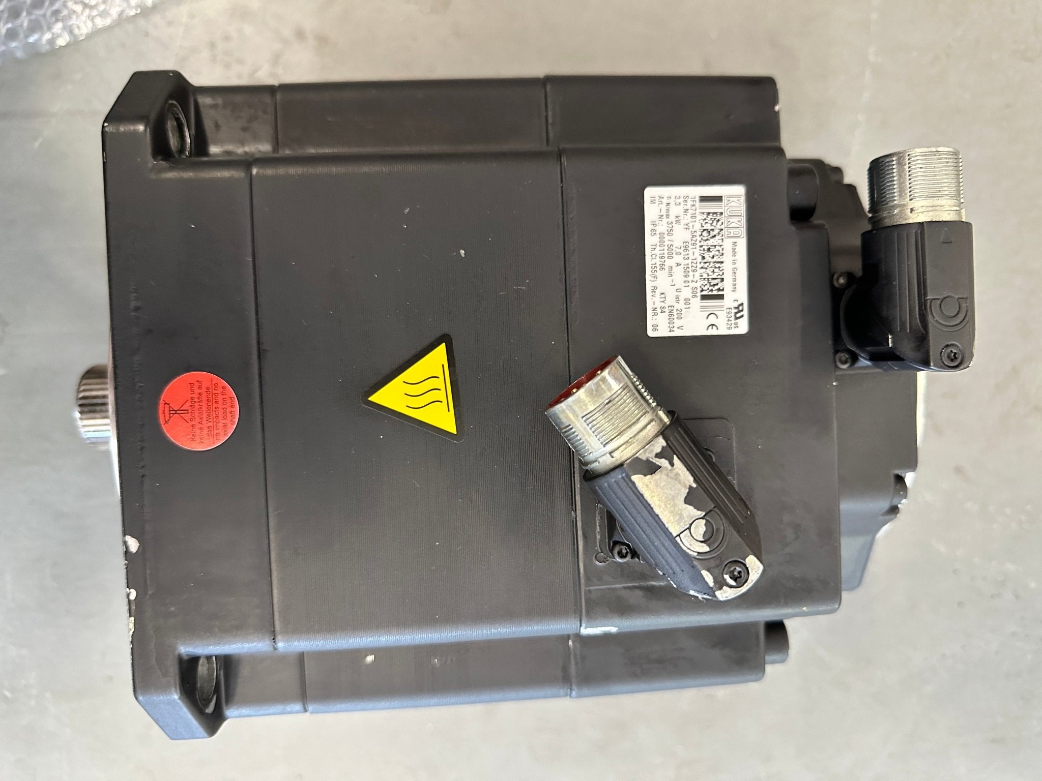 Kuka Servomotor 1FK7101-5AZ91-1ZZ9-Z S06 - #product_category# | Klenk Maschinenhandel