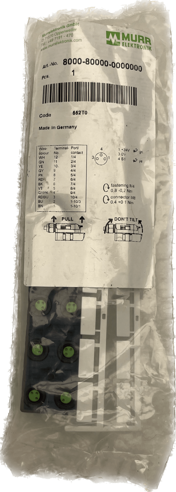 Murr-Elektronik Exact8, 10xM8, 3-pol., Grundmodul (n) - #product_category# | Klenk Maschinenhandel