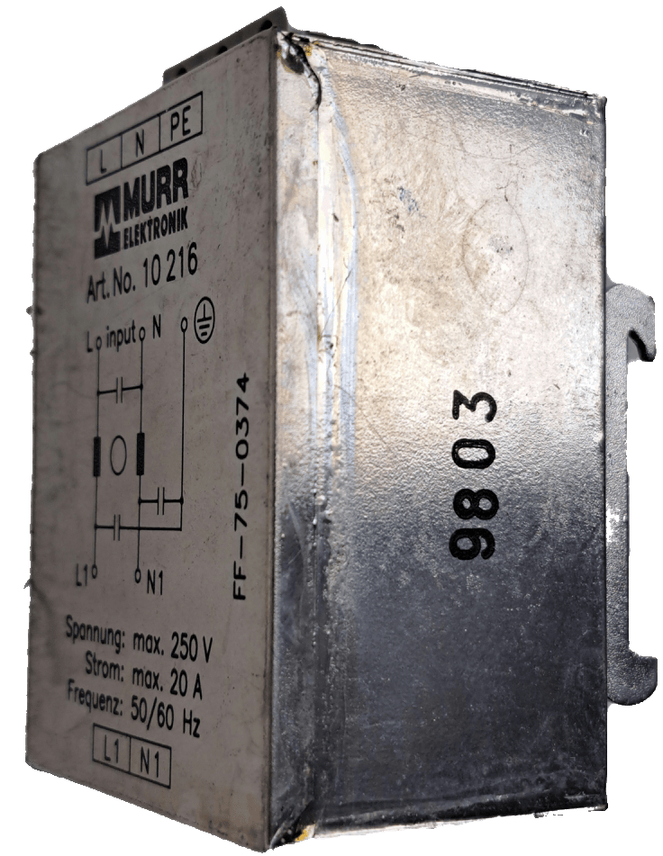 Murr-Elektronik Line Filter 20 A 250 VAC / 10216 - #product_category# | Klenk Maschinenhandel