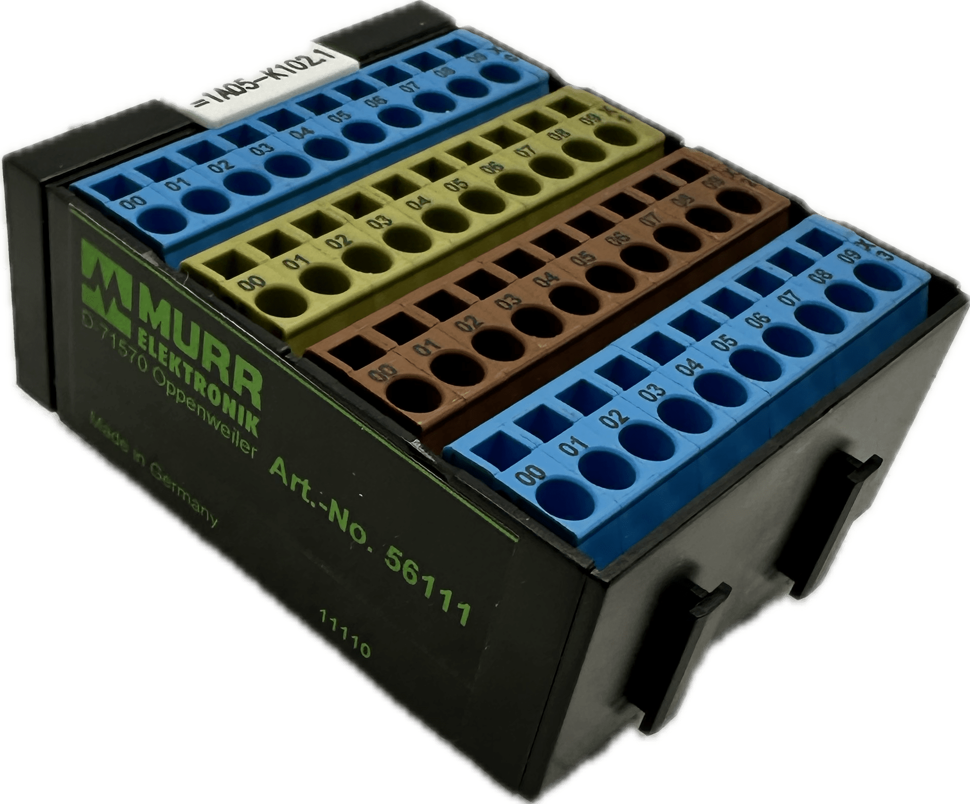 Murr-Elektronik Potenzialklemmenblock blau/gelb/braun/blau 56111 - #product_category# | Klenk Maschinenhandel