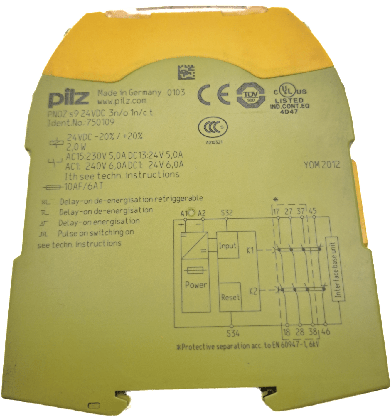 Pilz 750109 PNOZ s9 24VDC 3 n/o t 1 n/c t - #product_category# | Klenk Maschinenhandel