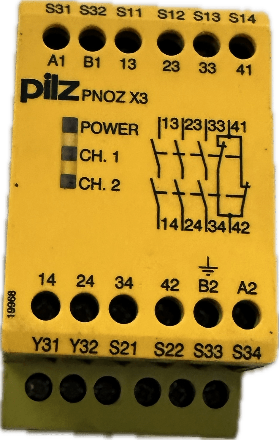 Pilz Sicherheitsschaltgerät PNOZ X3 24VAC 24VDC 3n/o 1n/c 1so - #product_category# | Klenk Maschinenhandel