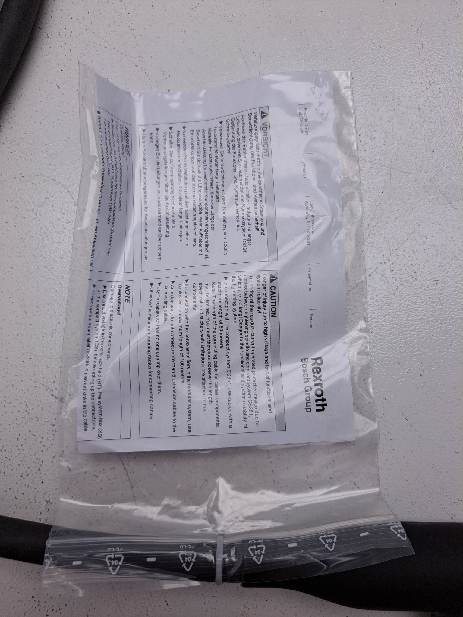 Rexroth 5 m 1,7 kg S-005-S-A 608740101 - #product_category# | Klenk Maschinenhandel