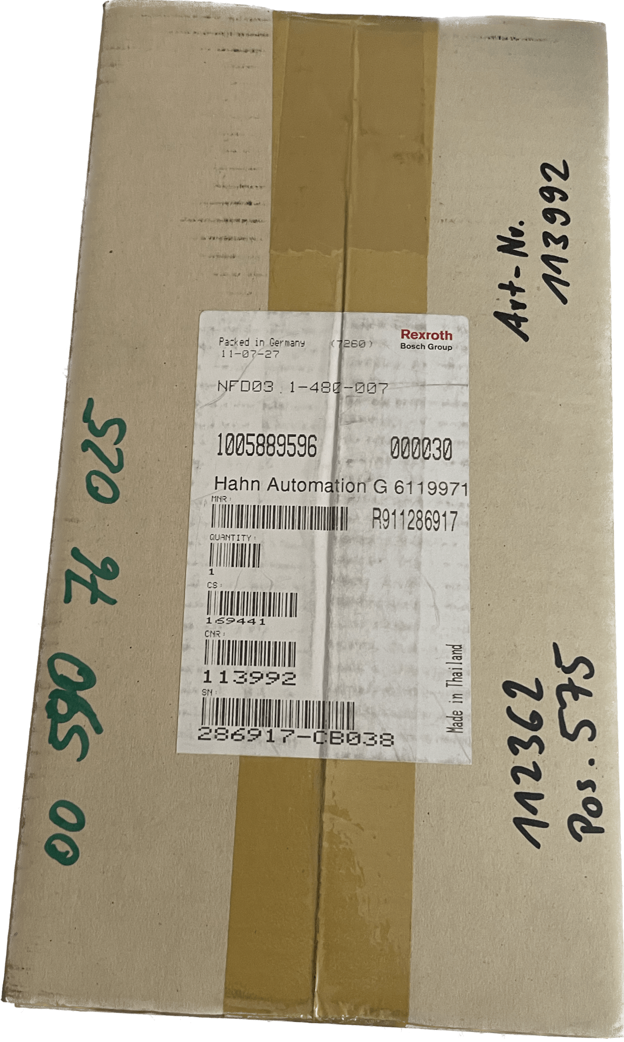 Rexroth Netzfilter / Power Line Filter NFD03.1-480-007 - #product_category# | Klenk Maschinenhandel