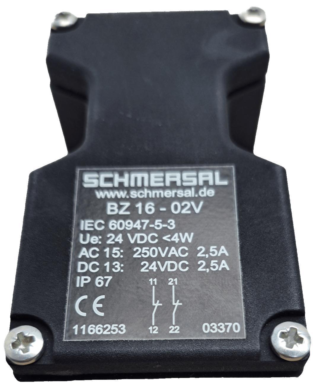 Schmersal Sicherheitschalter BZ16-02V 1166253 - #product_category# | Klenk Maschinenhandel
