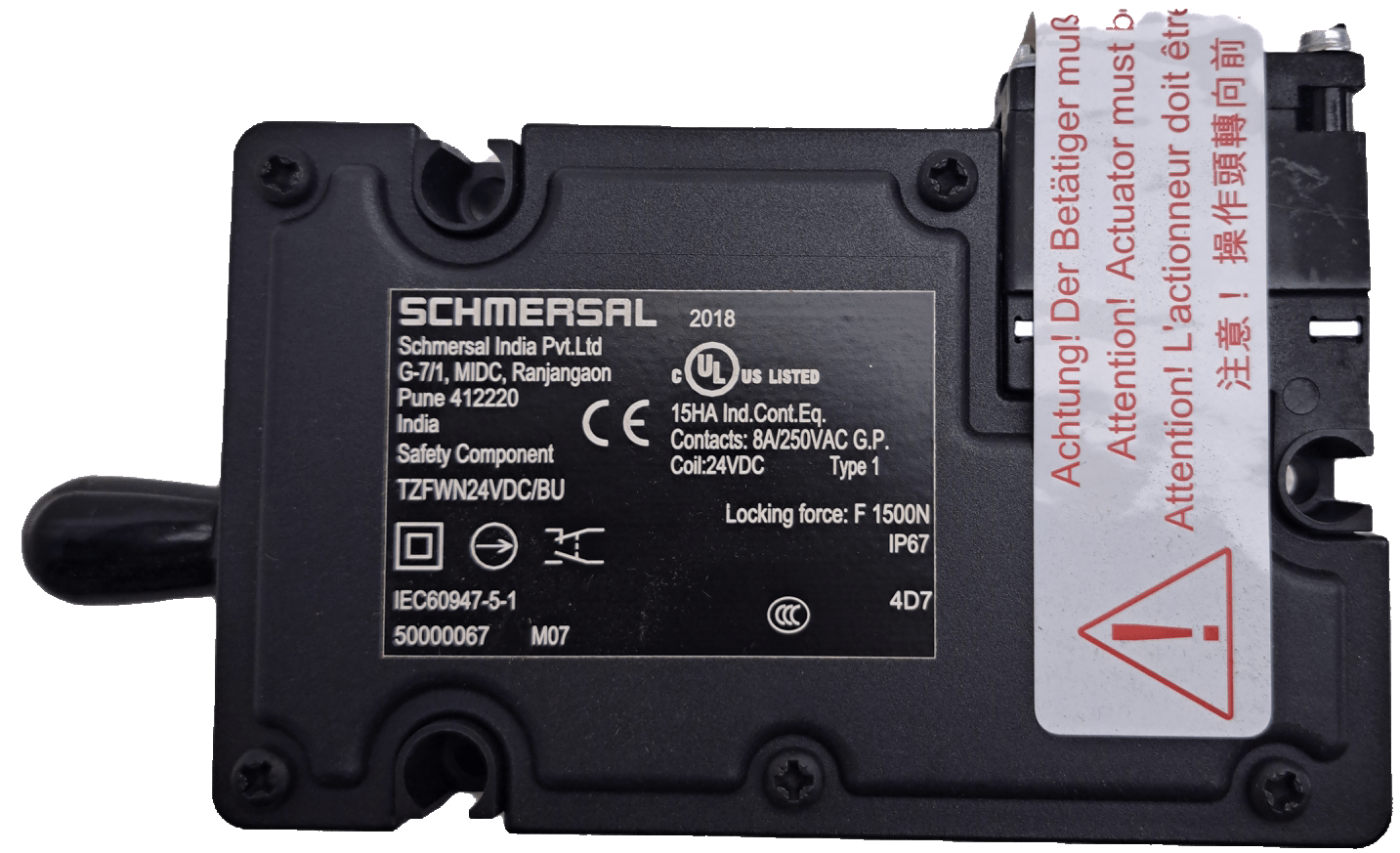 Schmersal TZFWN24VDC/BU 131028610 - #product_category# | Klenk Maschinenhandel