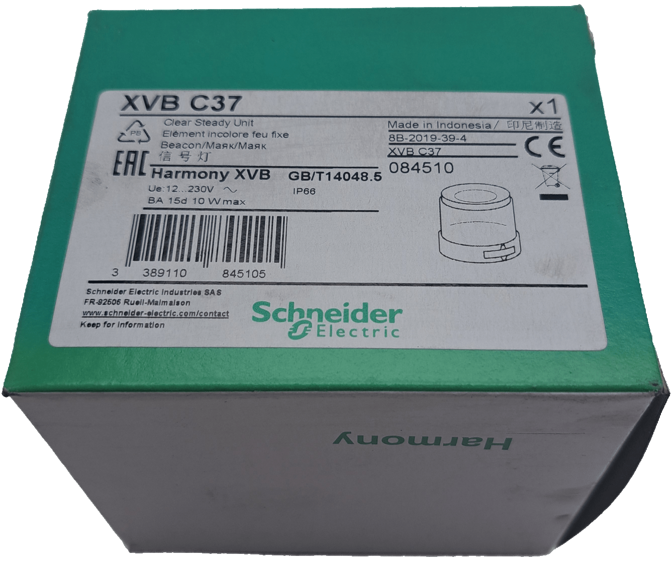 Schneider Elektric XVBC37 Leuchtelement, Dauerlicht, farblos - #product_category# | Klenk Maschinenhandel