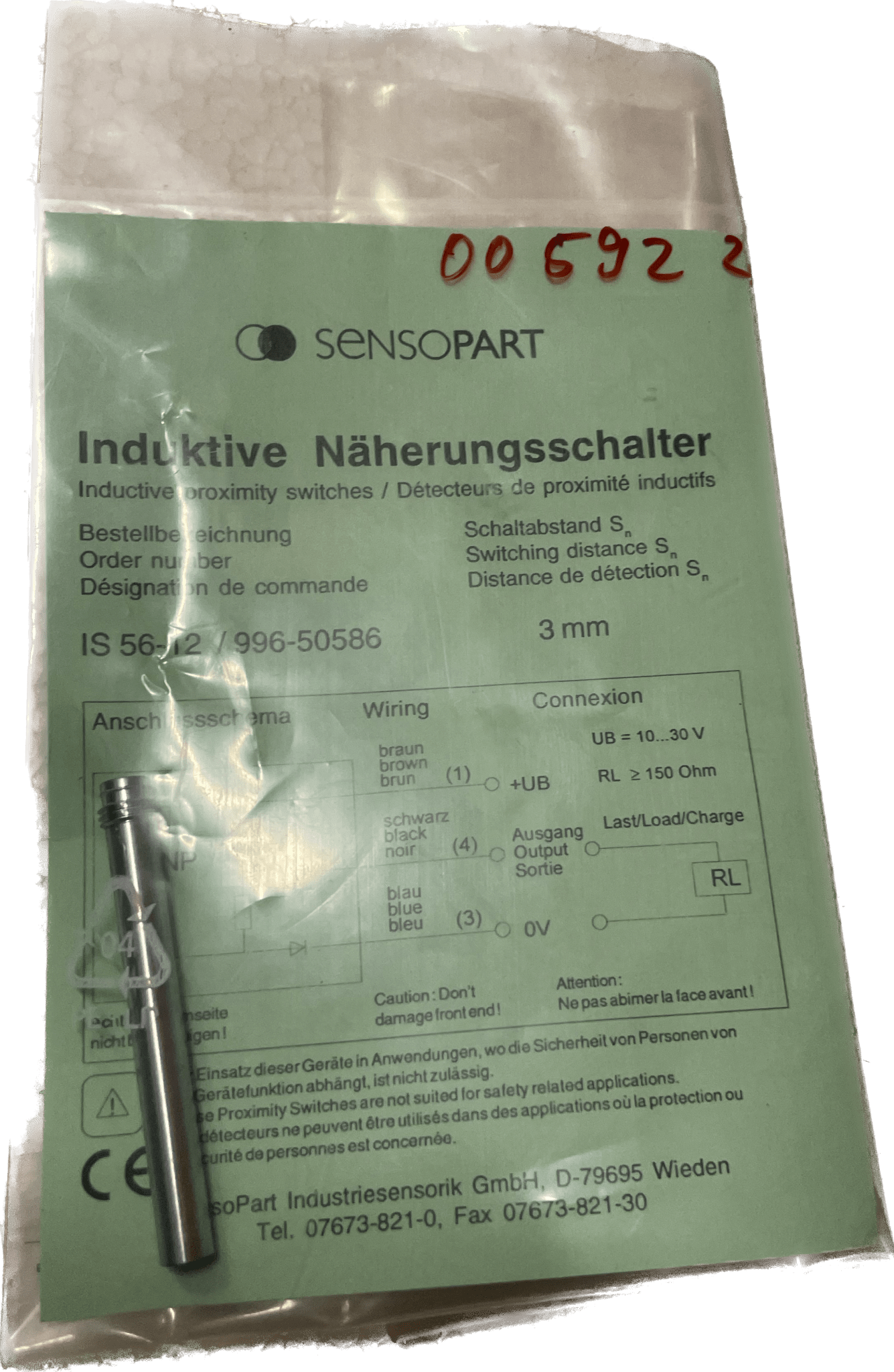 Sensopart 996-50586 - #product_category# | Klenk Maschinenhandel