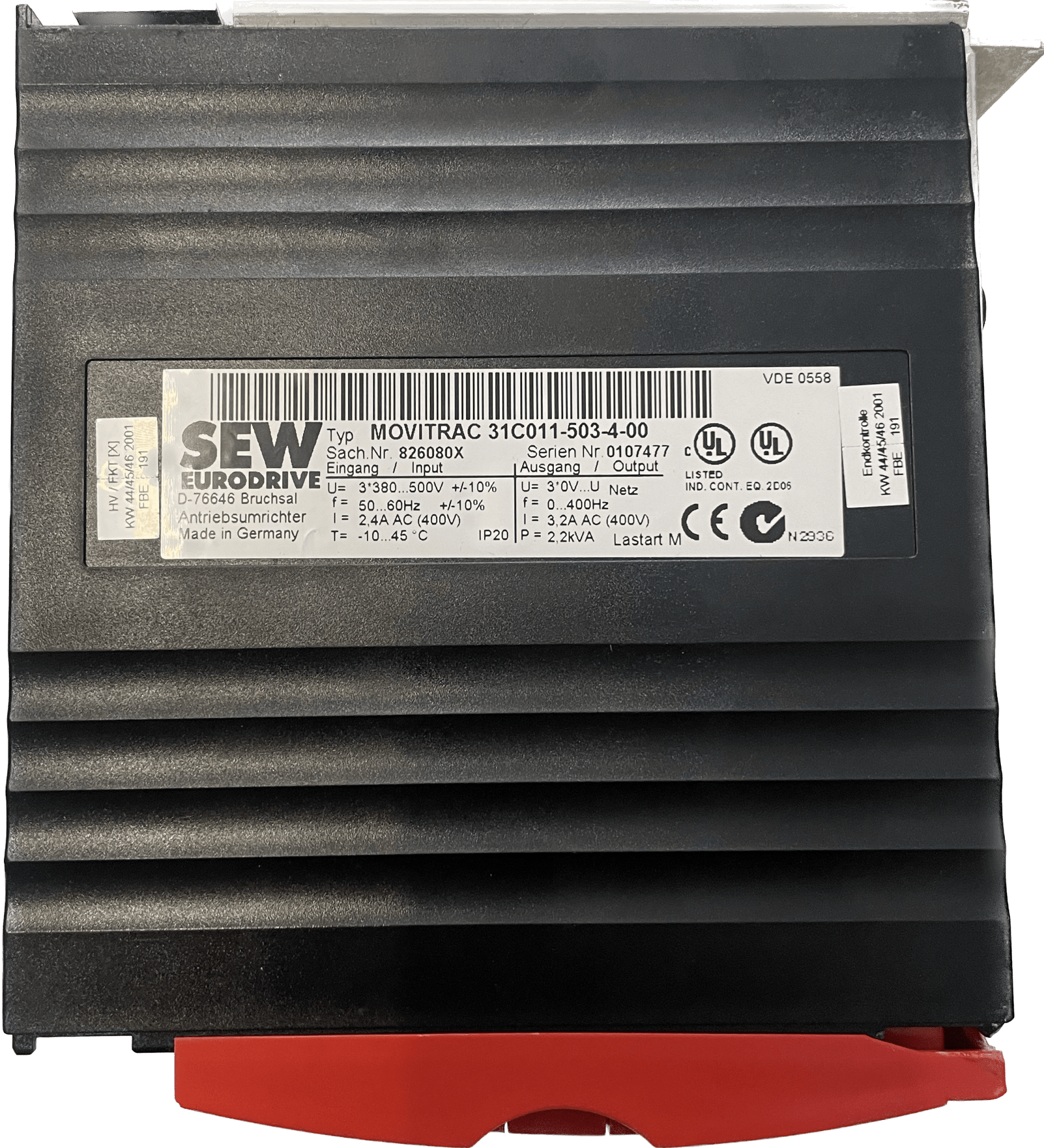 SEW Eurodrive 826080X MOVITRAC - #product_category# | Klenk Maschinenhandel