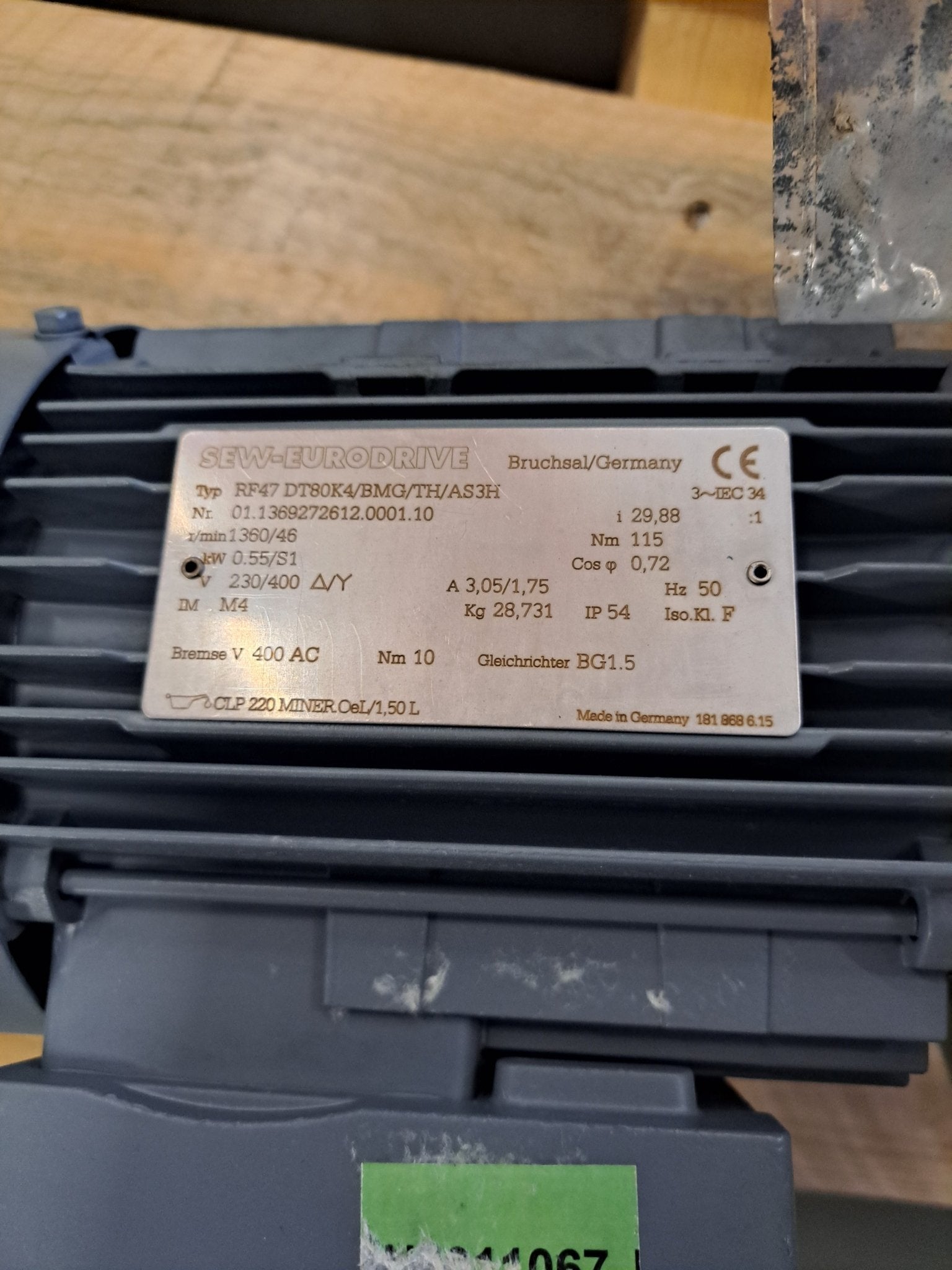 SEW Eurodrive Getriebemotor RF47DT80K4/BMG/TH/AS3H - #product_category# | Klenk Maschinenhandel