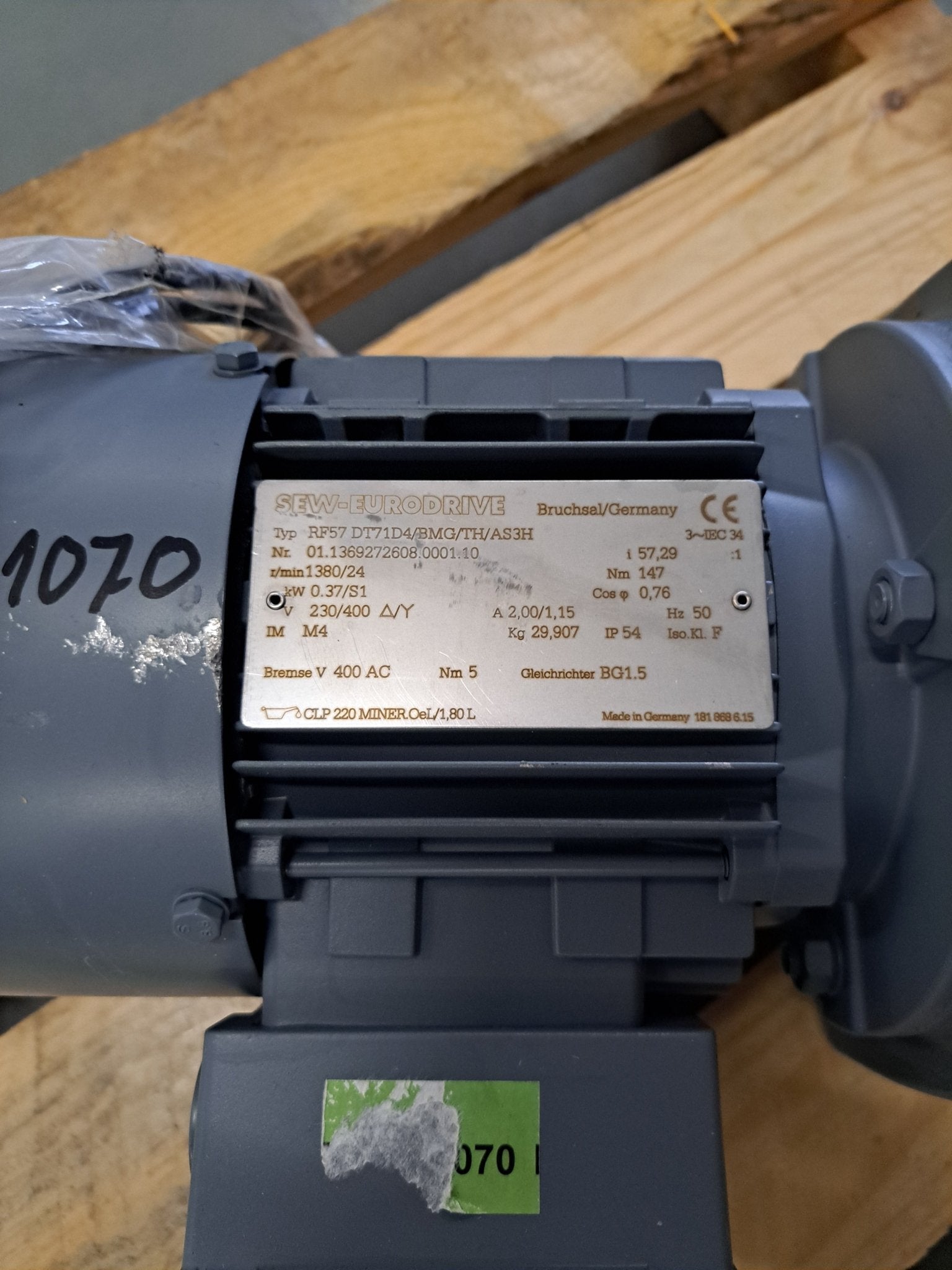 SEW Eurodrive Getriebemotor RF57DT71D4/BMG/TH/AS3H - #product_category# | Klenk Maschinenhandel