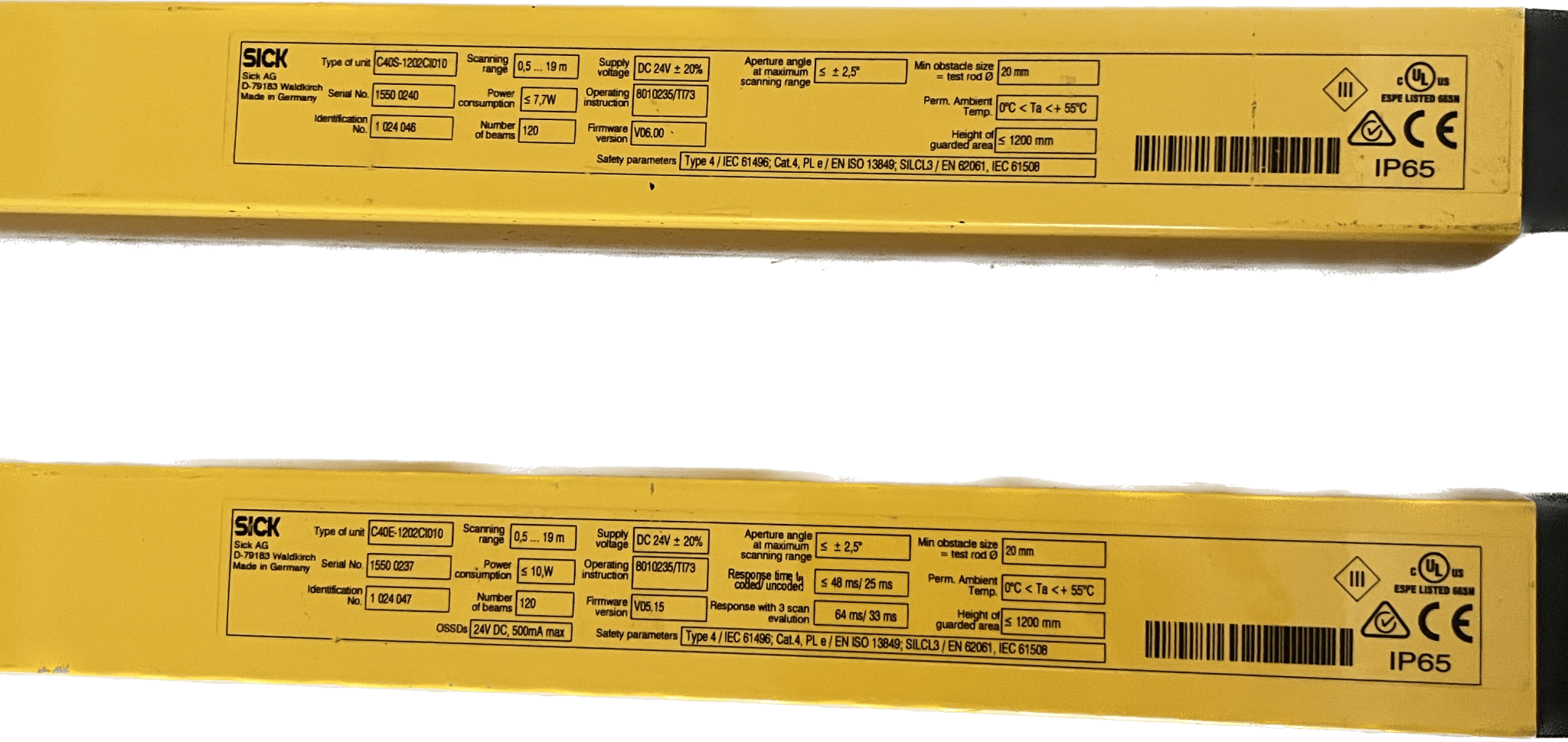 Sick C4000 Entry/Exit / Paar - #product_category# | Klenk Maschinenhandel