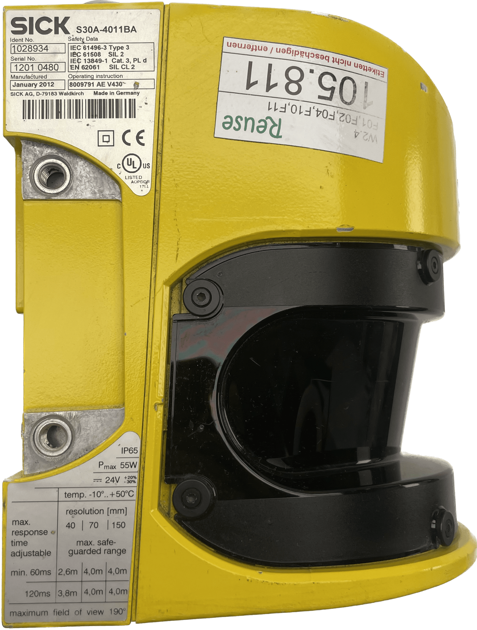 Sick S30A-4011BA - #product_category# | Klenk Maschinenhandel