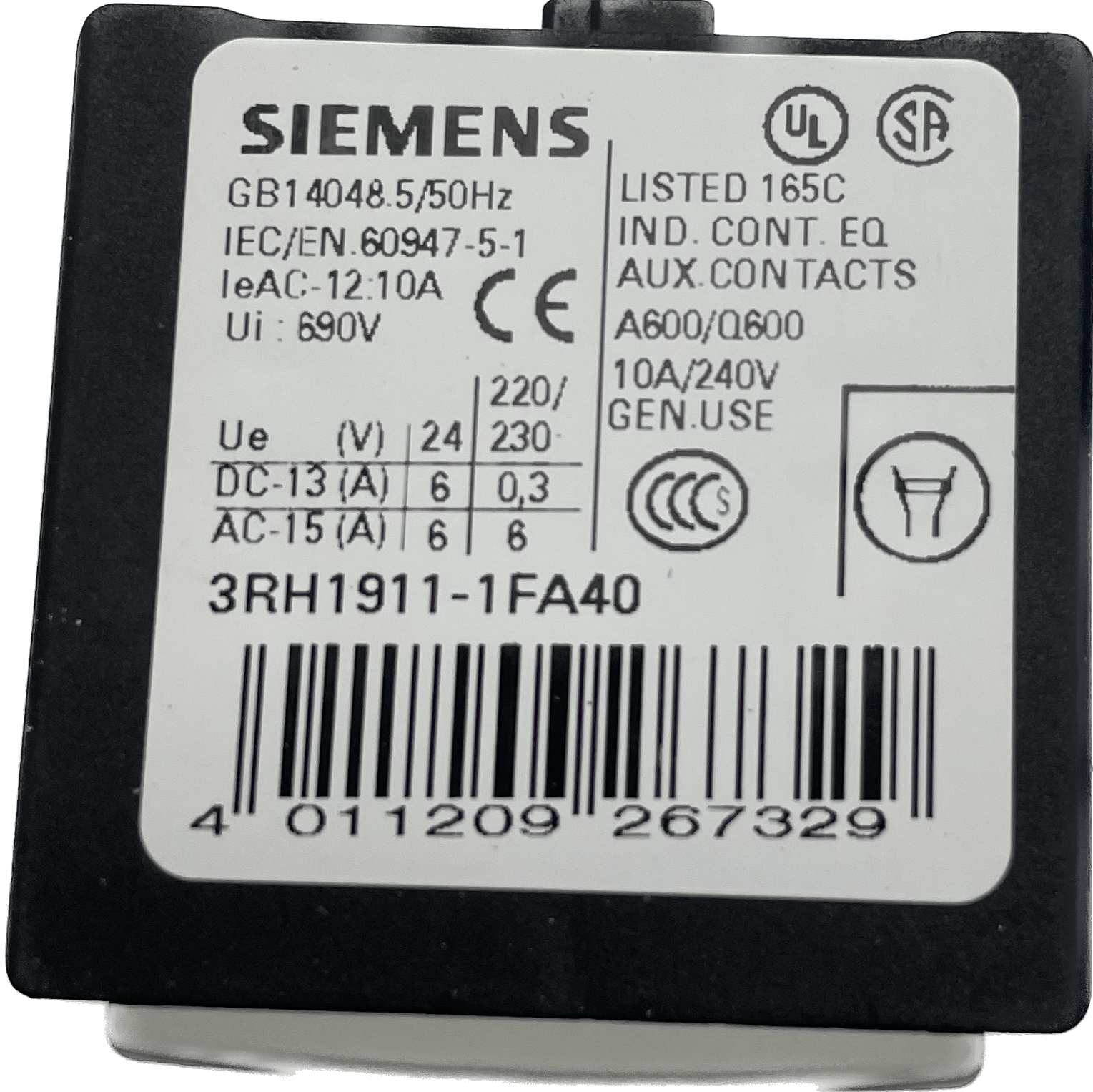 Siemens 3RH1911-1FA40 - #product_category# | Klenk Maschinenhandel