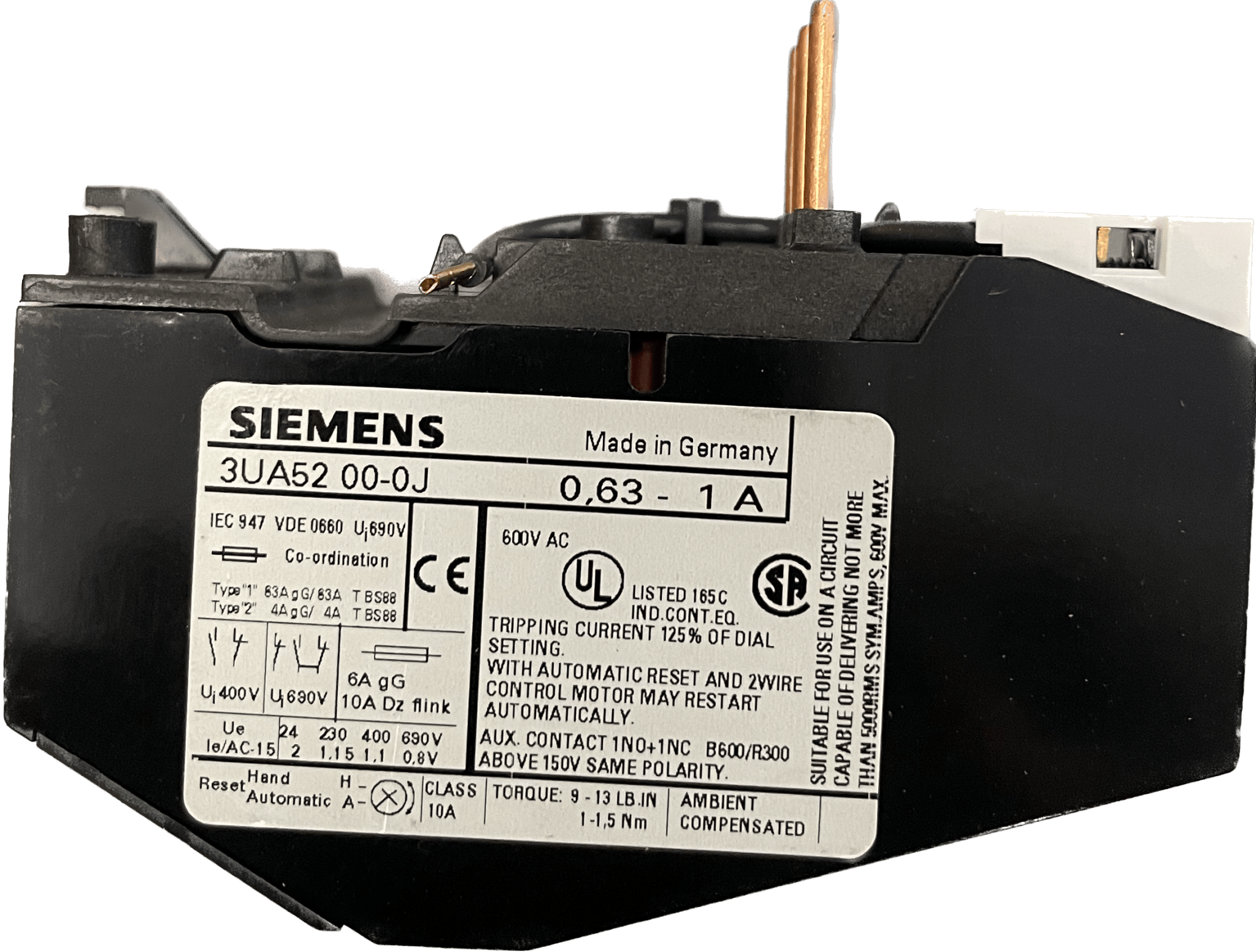 Siemens 3UA52 00-0J - #product_category# | Klenk Maschinenhandel