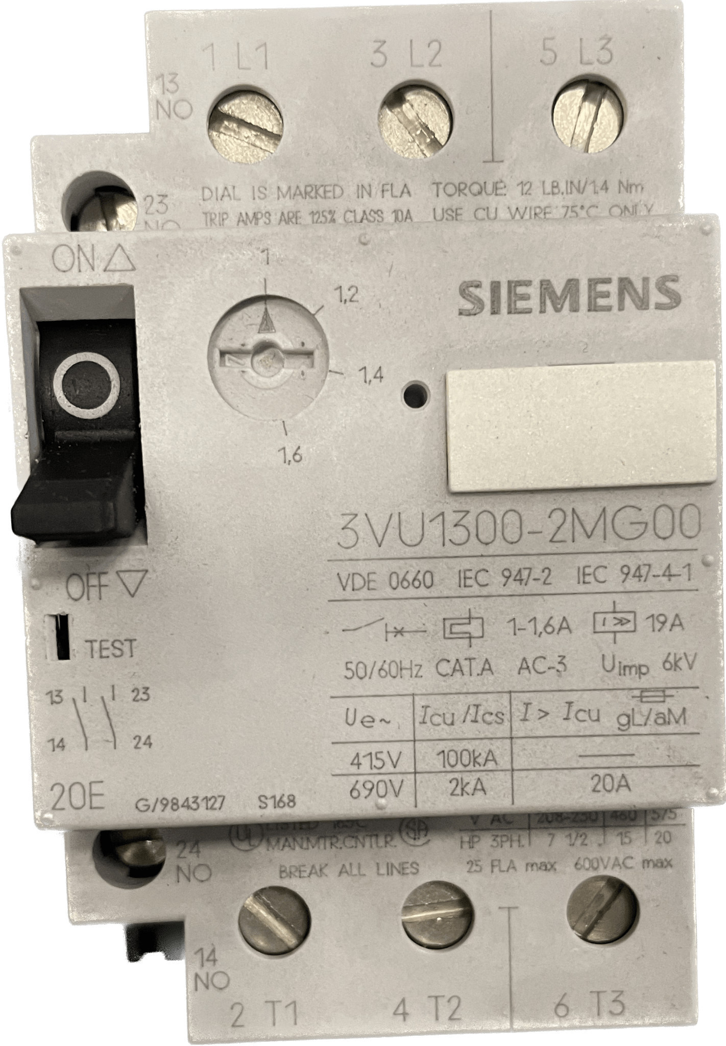 Siemens 3VU13 00-2MG00 - #product_category# | Klenk Maschinenhandel