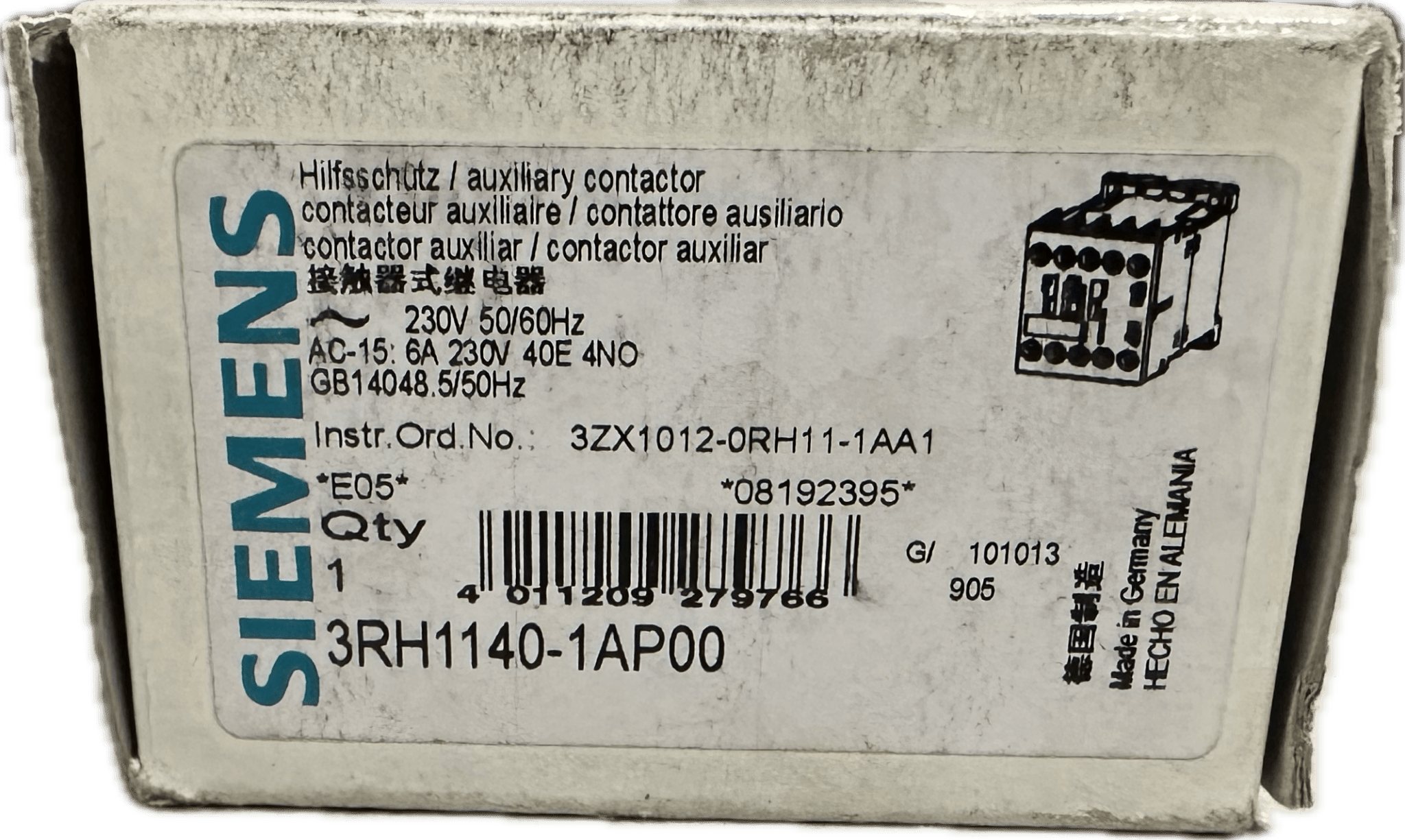 Siemens Hilfsschütz 3RH1140-1AP00 - #product_category# | Klenk Maschinenhandel