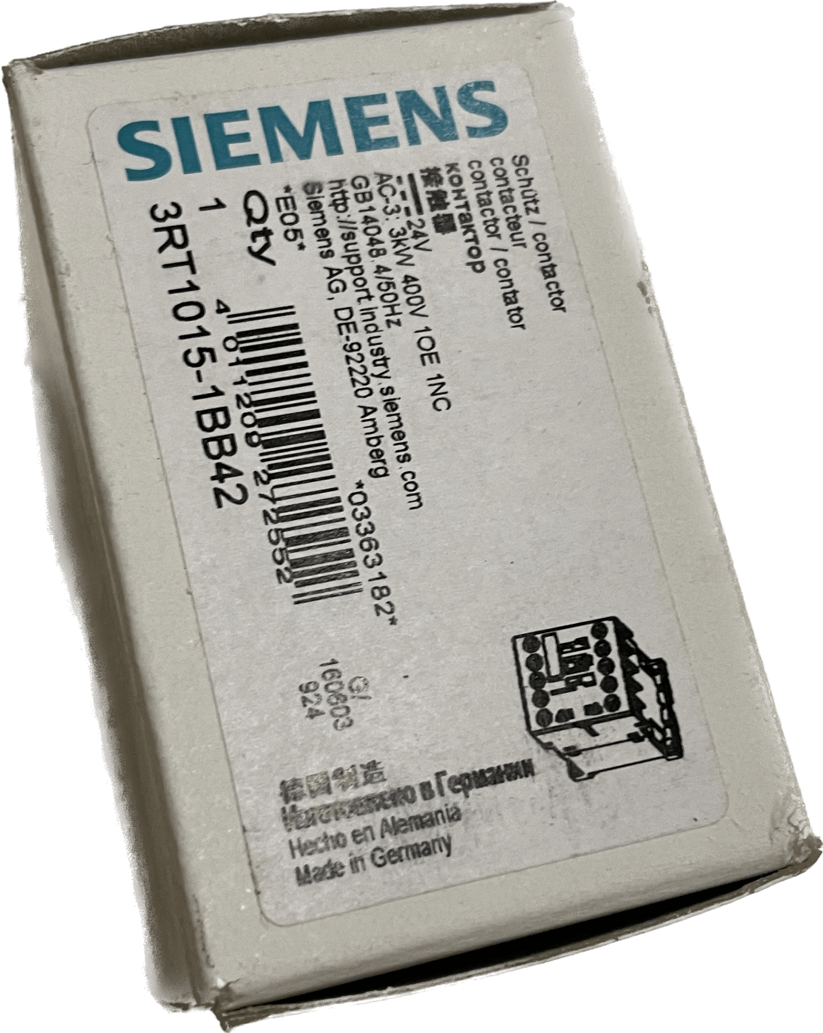Siemens Leistungsschütz 3RT1015-1BB42 - #product_category# | Klenk Maschinenhandel