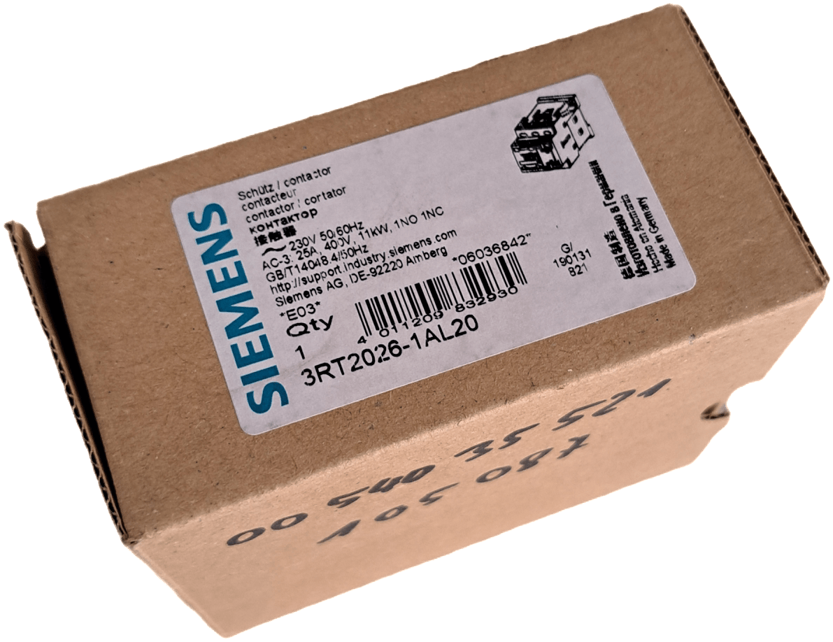 Siemens Leistungsschütz 3RT2026-1AL20 - #product_category# | Klenk Maschinenhandel