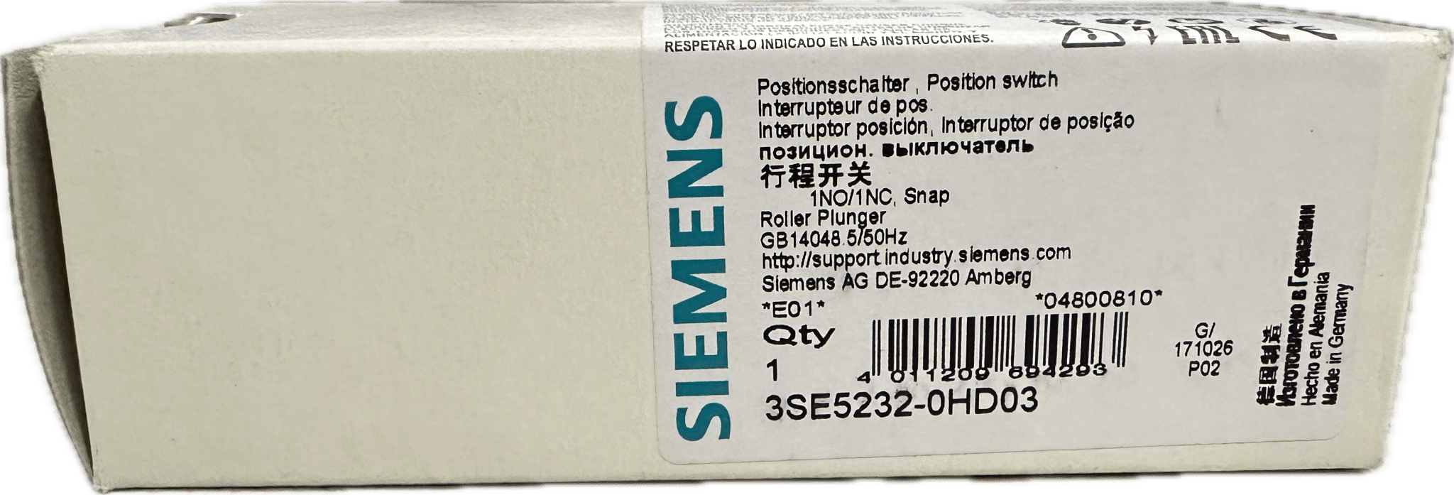 Siemens Positionsschalter 3SE5232-0HD03 - #product_category# | Klenk Maschinenhandel