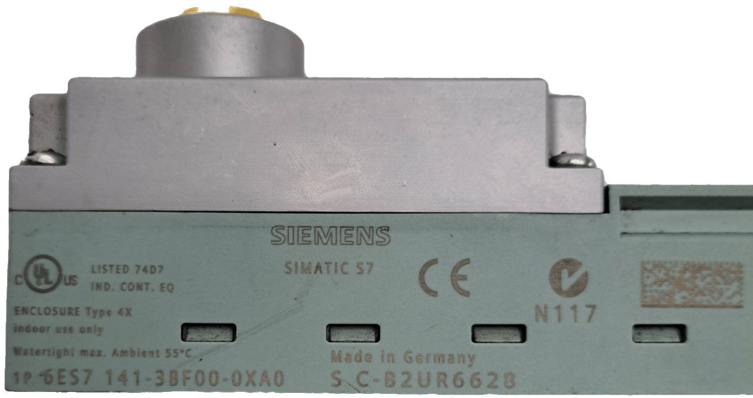Siemens SIMATIC DP 6ES7141-3BF00-0XA0 Grundmodul mit Anschlussblock 6ES7194-3AA00-0BA0 - #product_category# | Klenk Maschinenhandel
