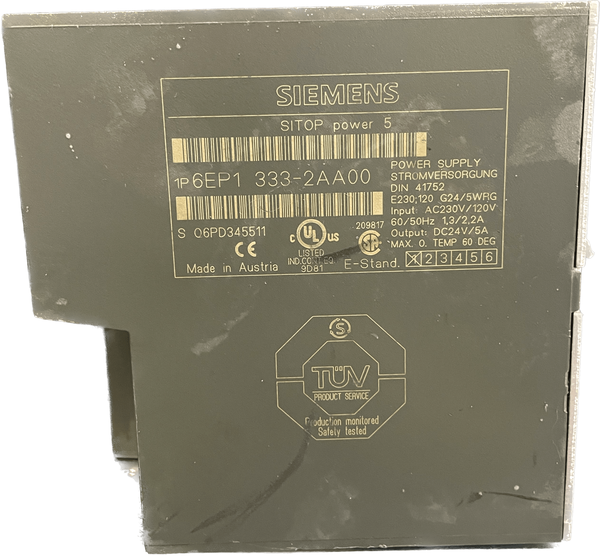 Siemens SITOP power 5 A 6EP1333-2AA00 - #product_category# | Klenk Maschinenhandel