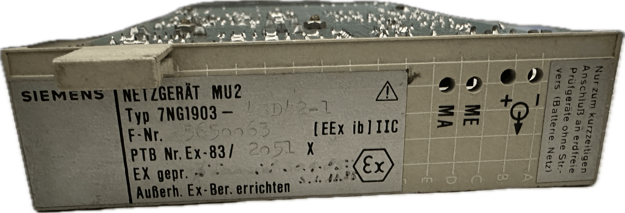 Siemens TELEPERM-NETZGERAET 7NG1903-4BD45-1 - #product_category# | Klenk Maschinenhandel