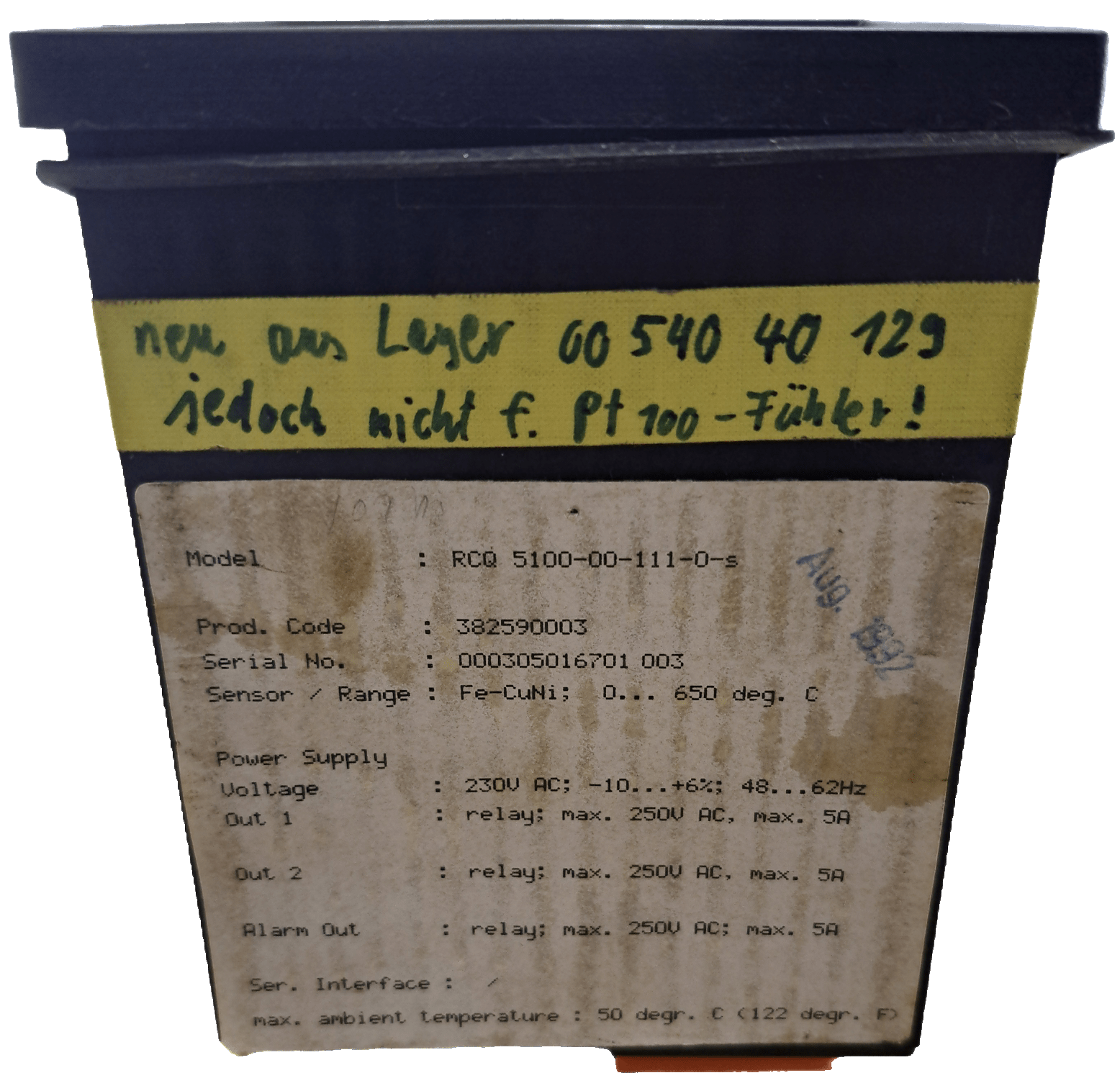 Single Temperiertechnik RCQ 5100-00-111-0-s - #product_category# | Klenk Maschinenhandel